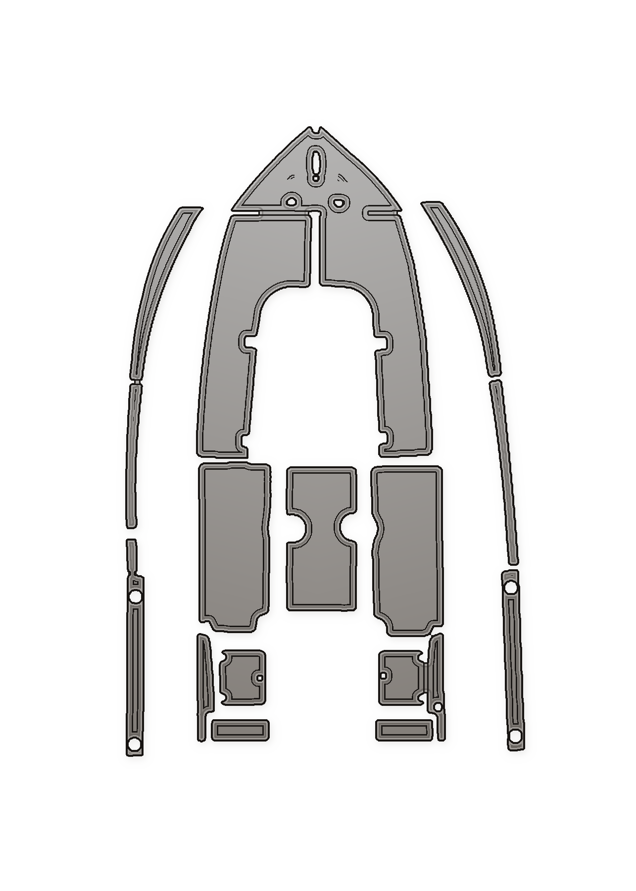 2004 Sea Pro 220CC Custom EVA Foam Boat Flooring