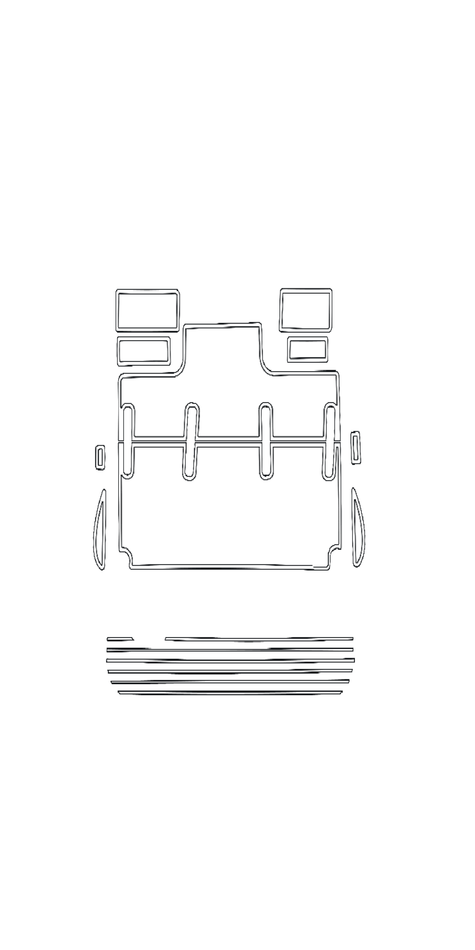 2005-2006 Baja 25 Outlaw (2005 Fitment 603-121) Custom EVA Foam Boat Flooring