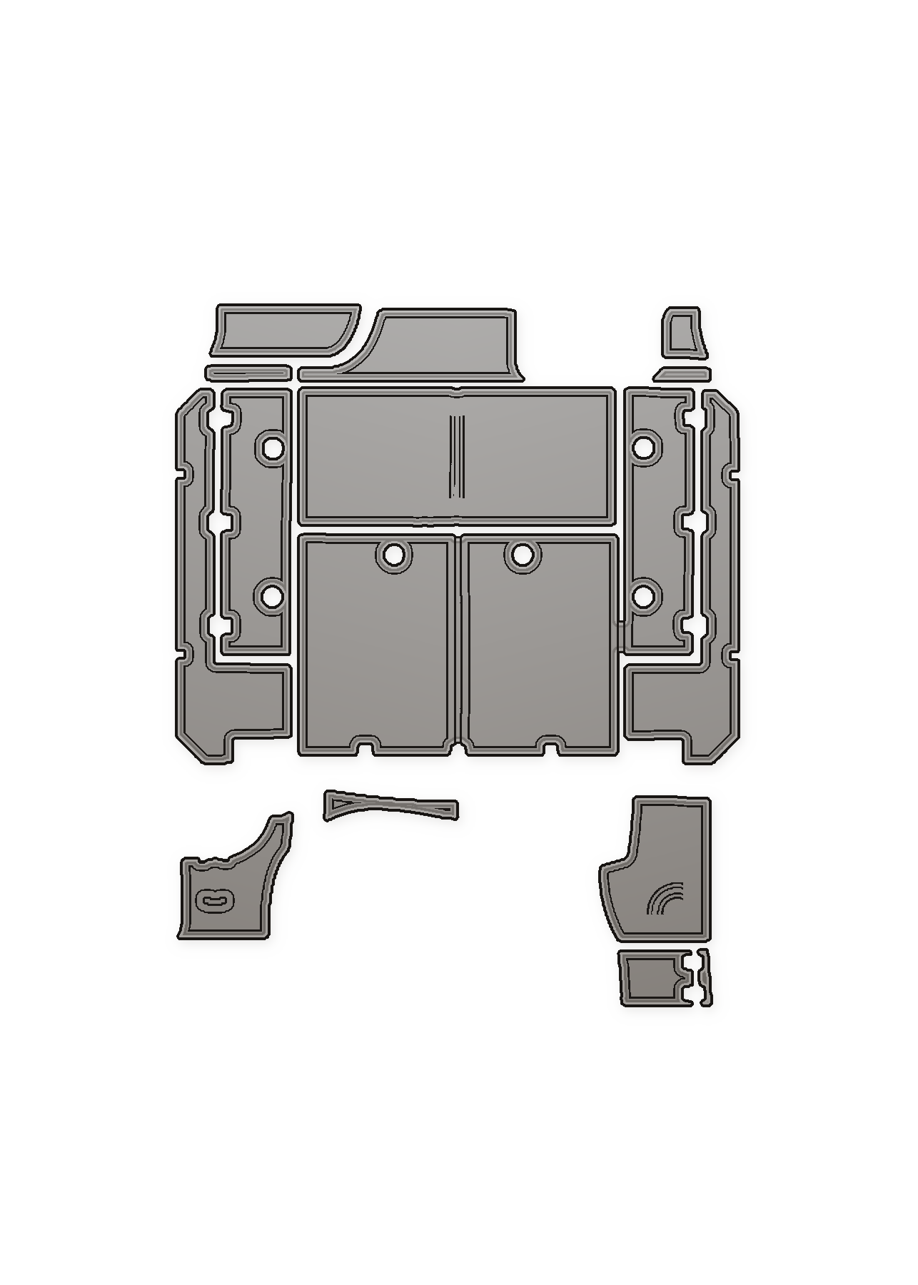 2004-2006 Boston Whaler 305 Conquest (2005 Fitment 606-159) Custom EVA Foam Boat Flooring