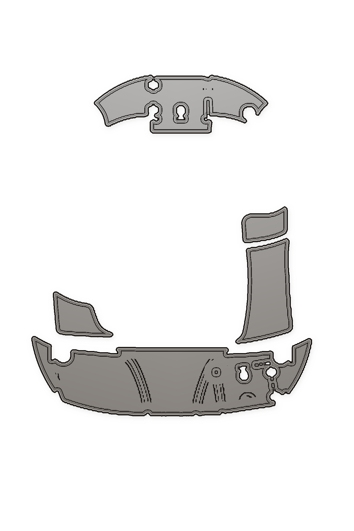 2005-2006 Crownline 240 EX (2005 Fitment 516-143) Custom EVA Foam Boat Flooring
