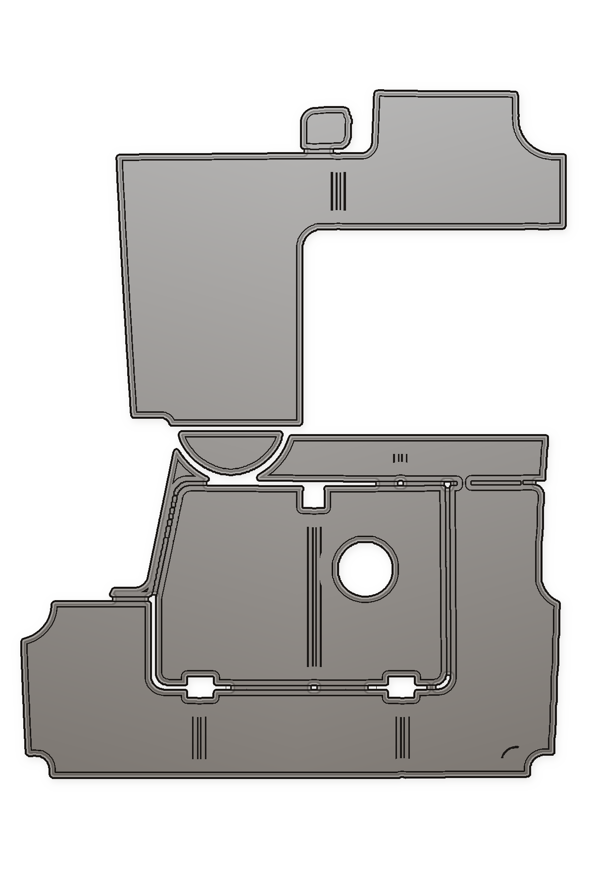 2005 Larson Cabin 330 Mid Custom EVA Foam Boat Flooring