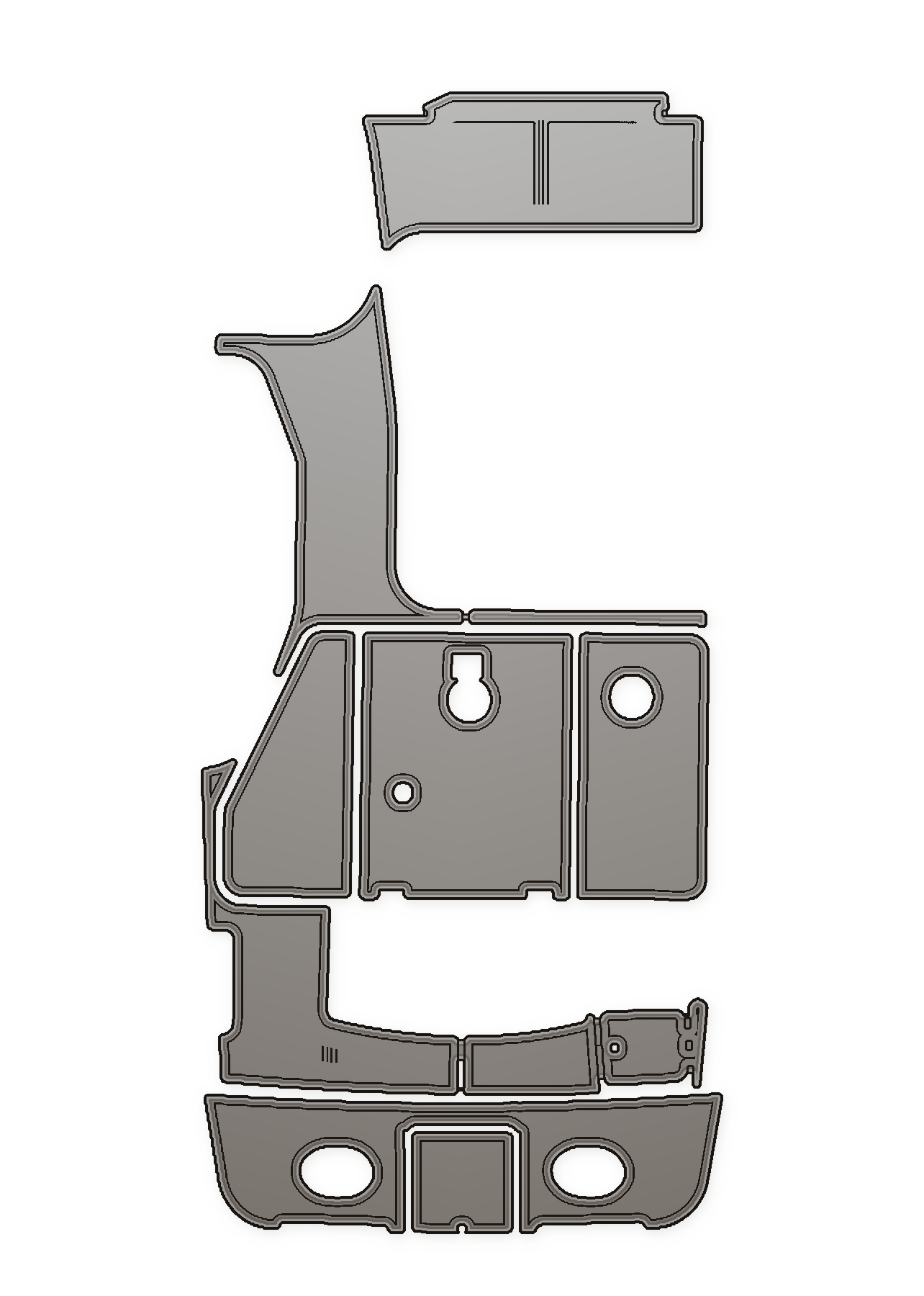 2003-2005 Monterey 282 (2005 Fitment 652-104) Custom EVA Foam Boat Flooring