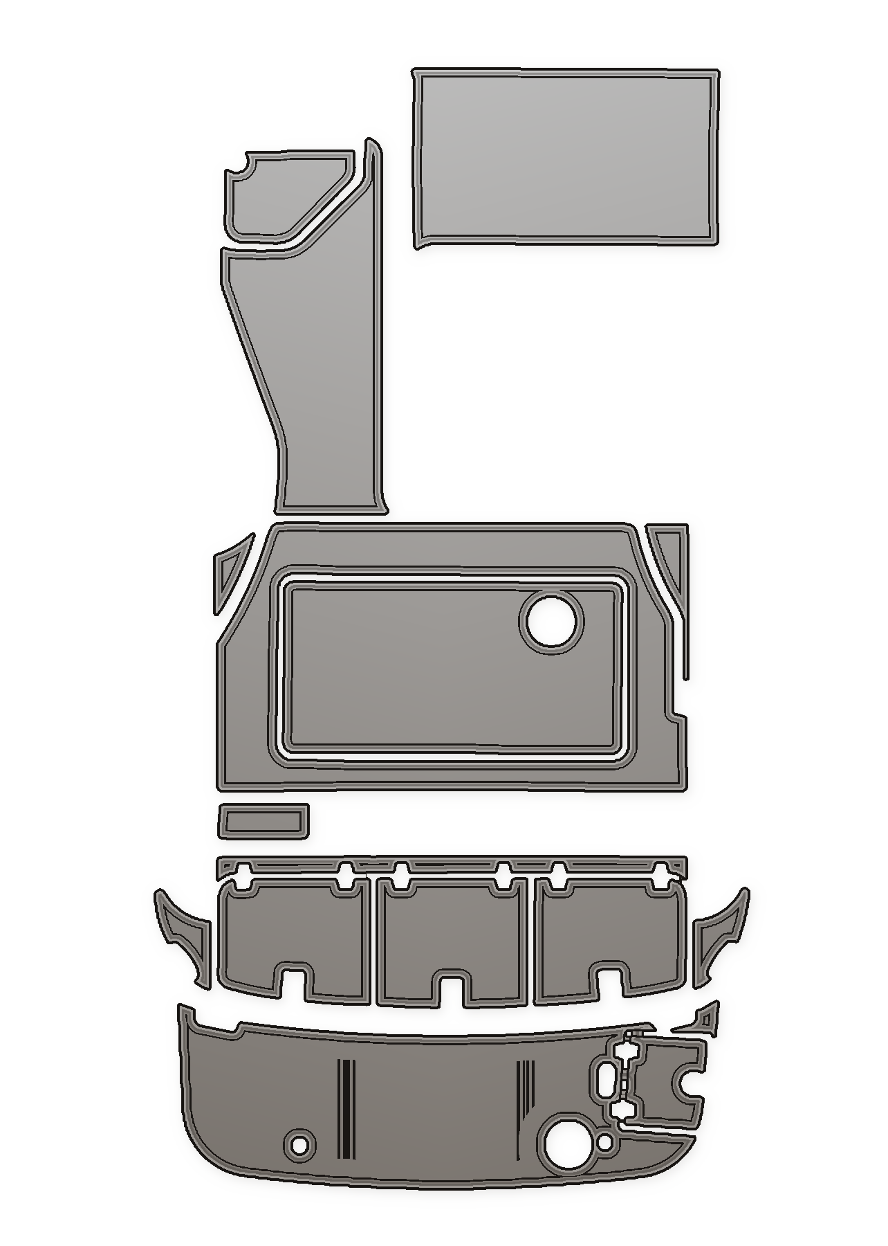 2005-2006 Regal 2665 (2005 Fitment 629-138) Custom EVA Foam Boat Flooring