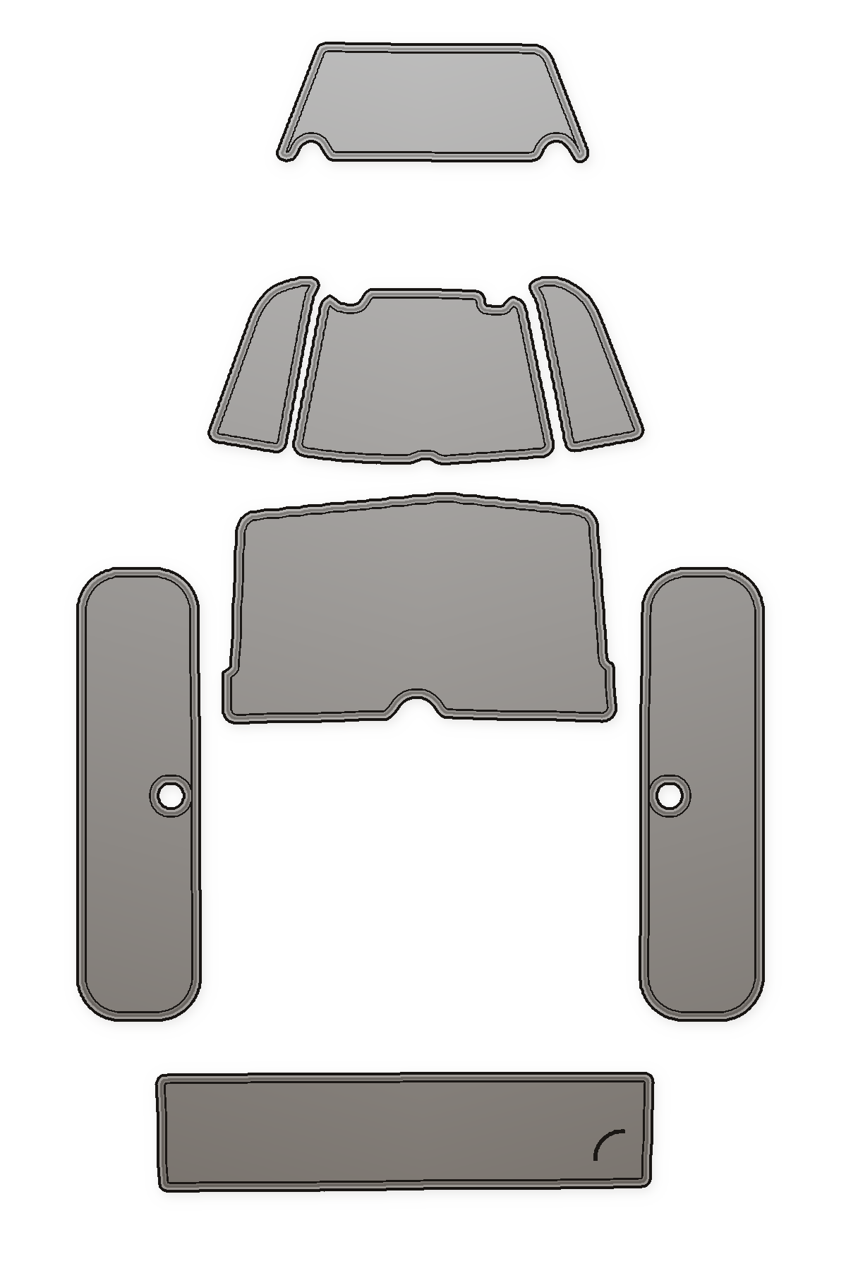 2005 Scout 26 Sportfish Custom EVA Foam Boat Flooring