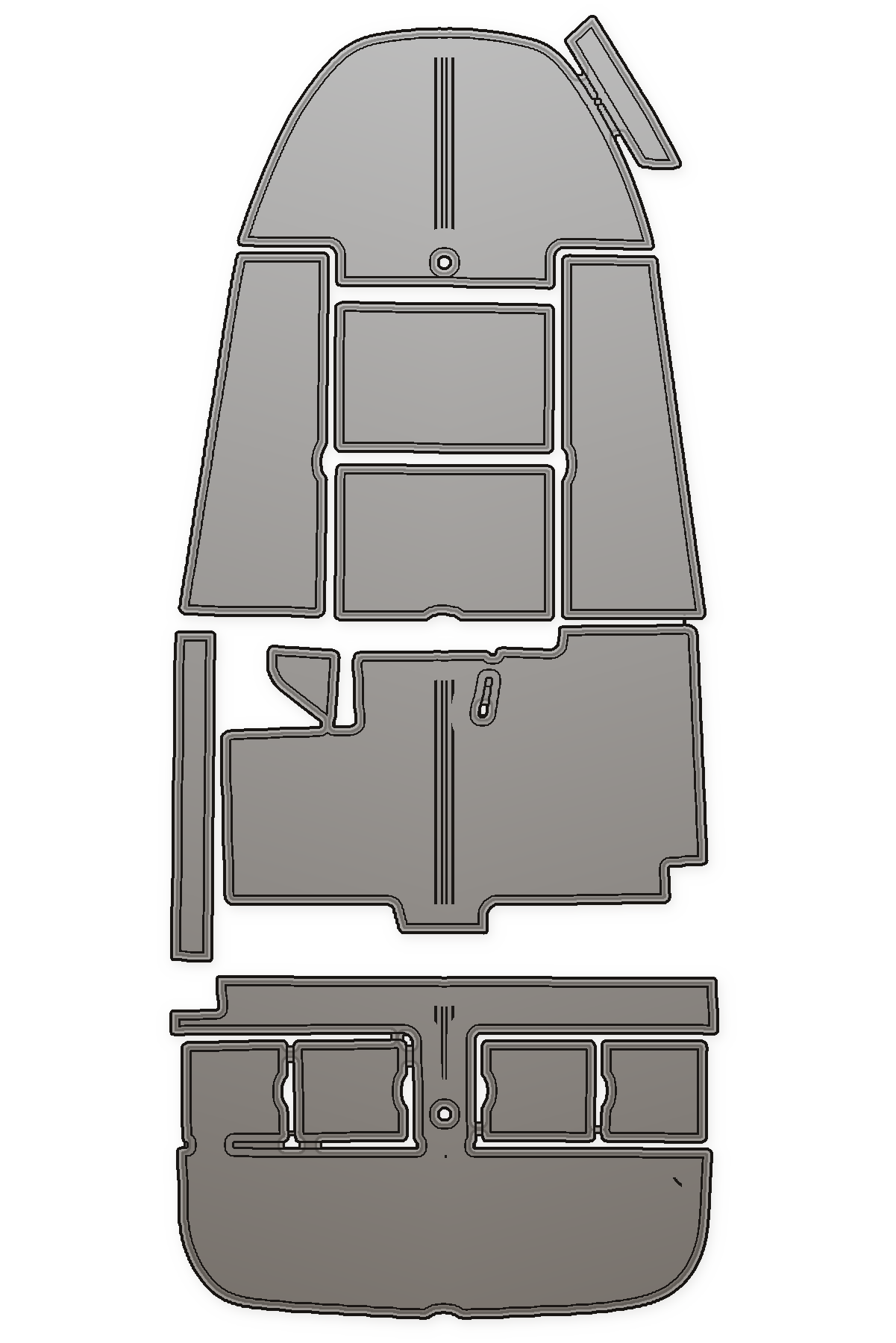 2005 Skeeter ZX190 Custom EVA Foam Boat Flooring