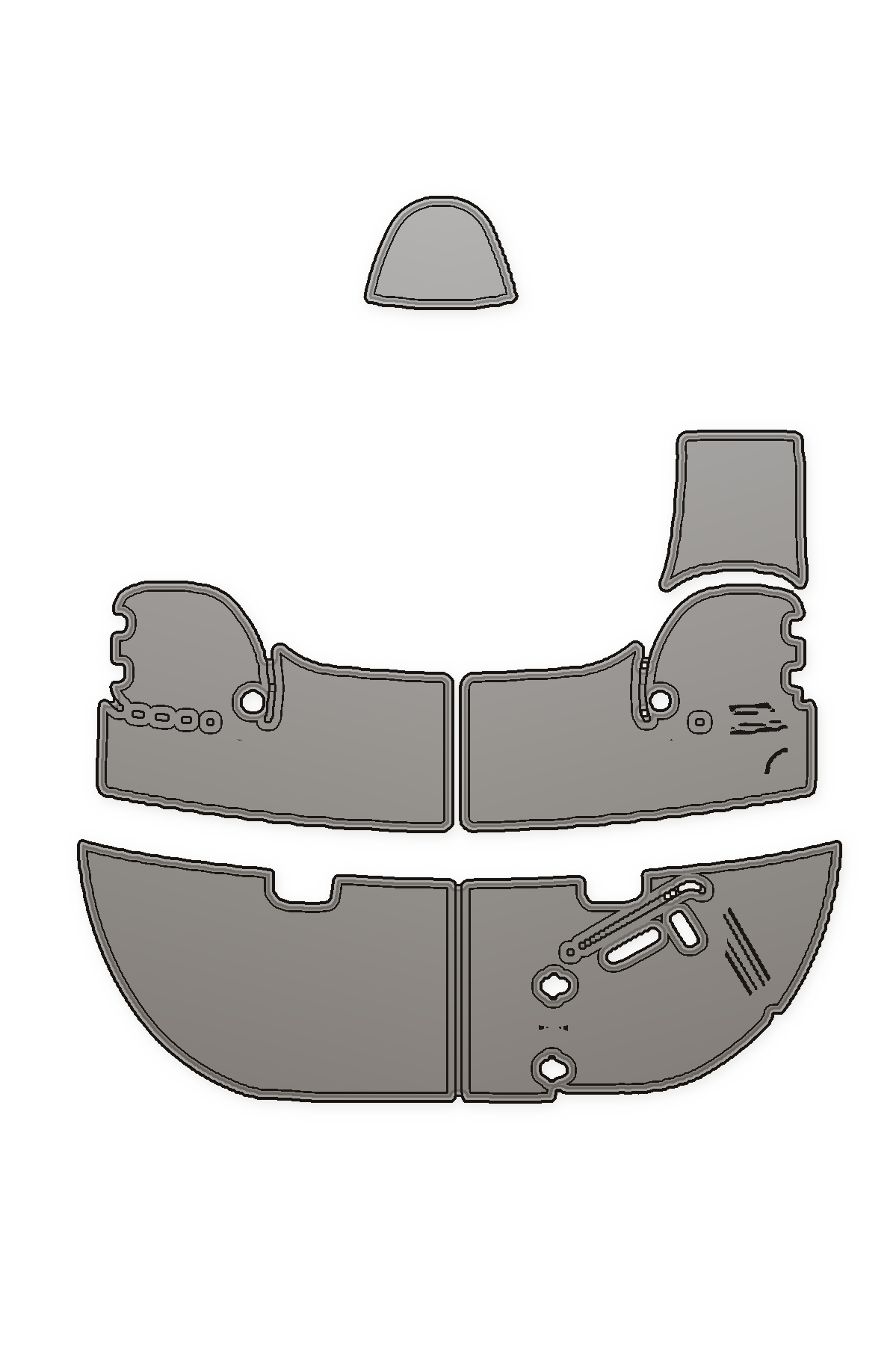 2005 Tahoe 234 Custom EVA Foam Boat Flooring