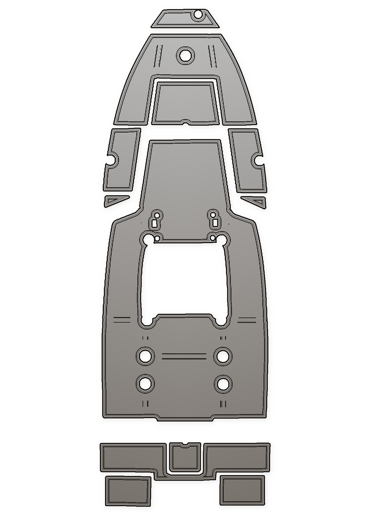 2006 Pathfinder 2200 Custom EVA Foam Boat Flooring