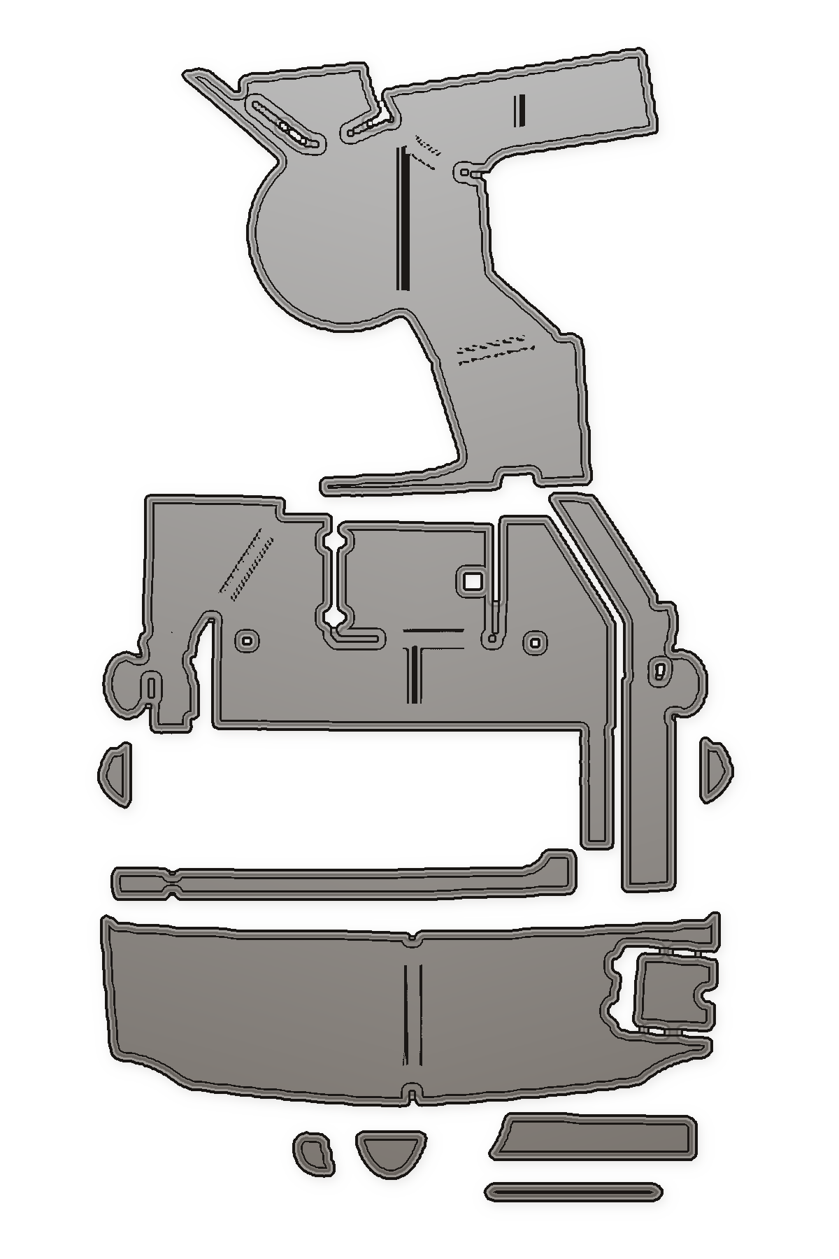 2006-2007 Regal 3560 (2006 Fitment 629-117) Custom EVA Foam Boat Flooring