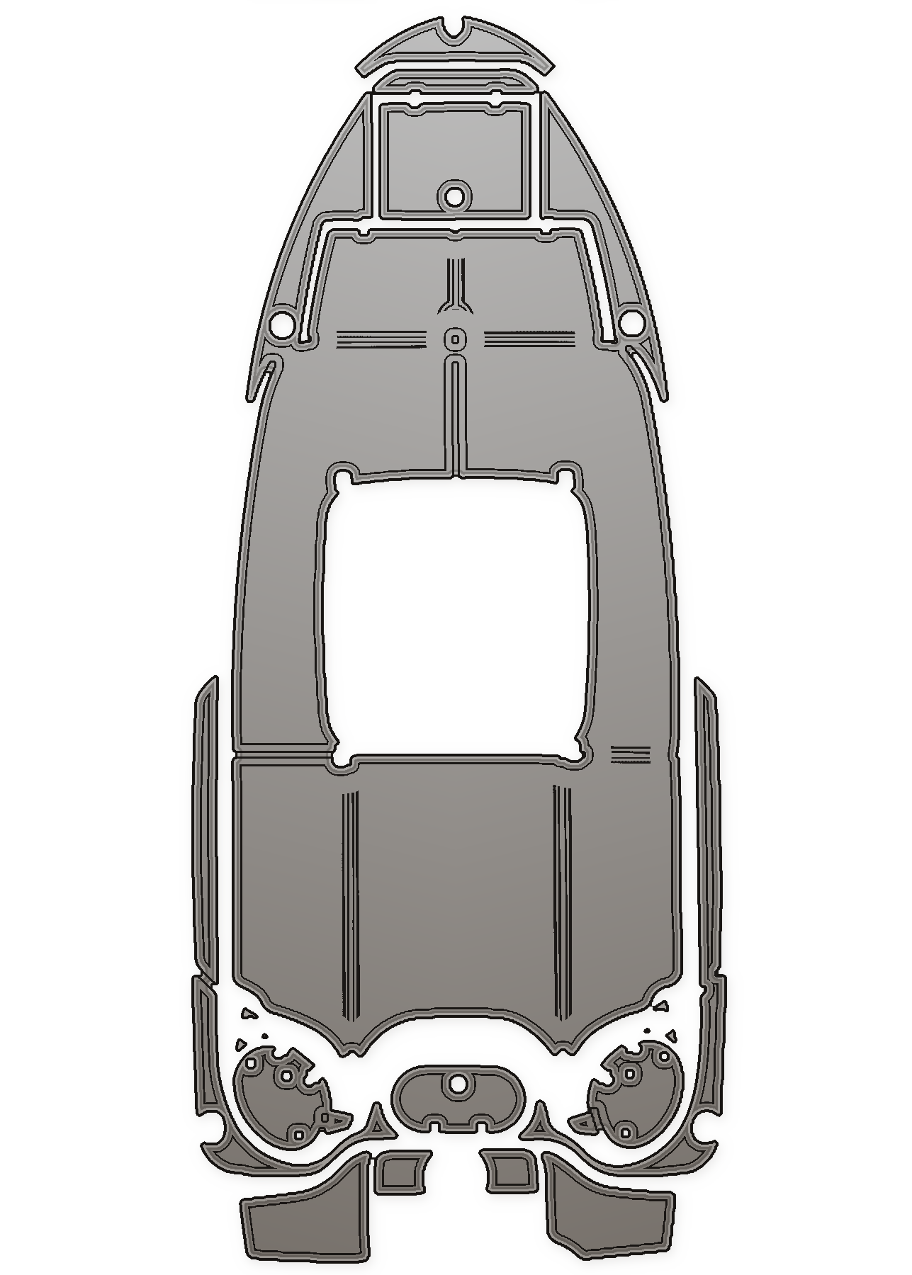 2006 Wellcraft 212 Fisherman Custom EVA Foam Boat Flooring