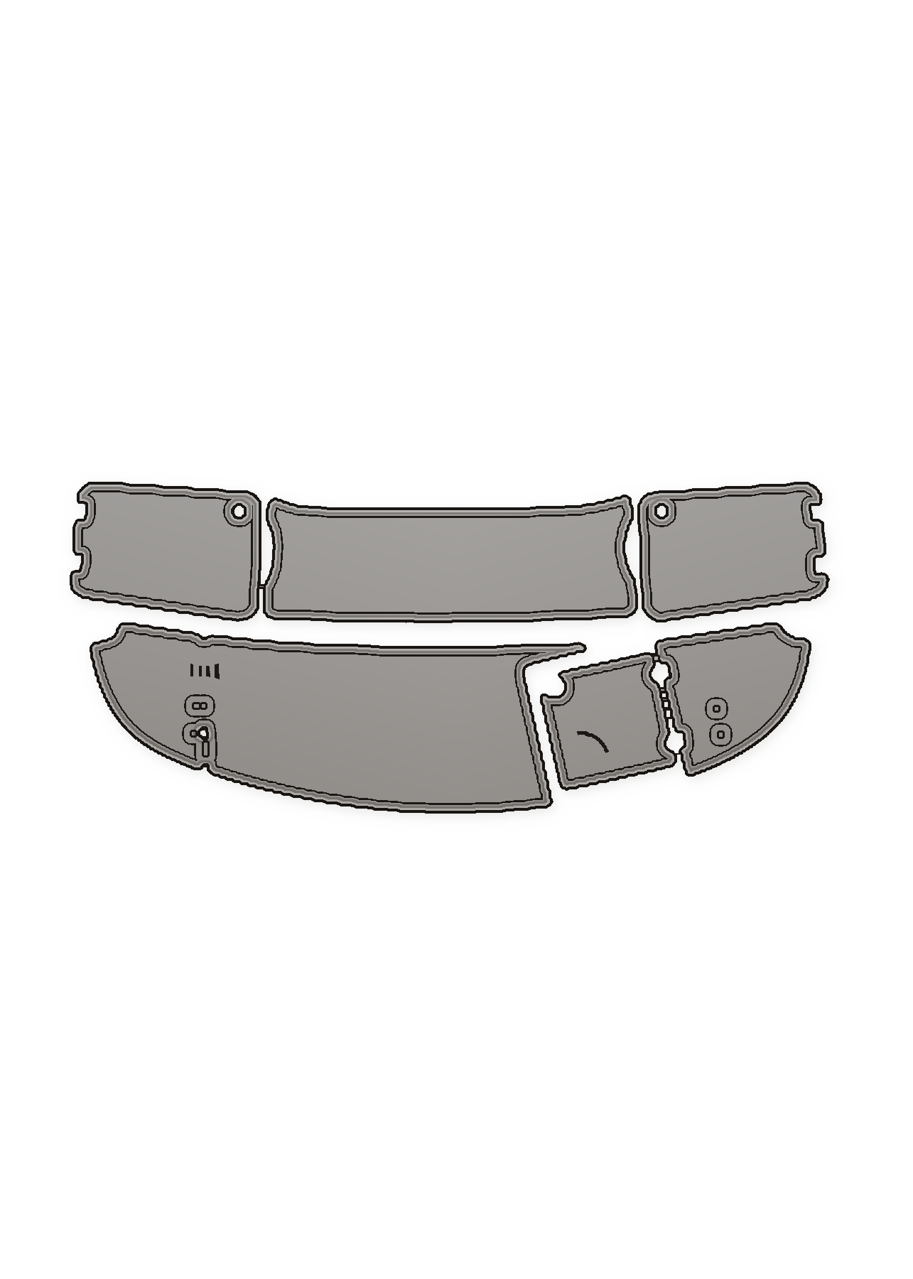2005-2007 Chaparral 210 SSi (2007 Fitment 528-121) Custom EVA Foam Boat Flooring