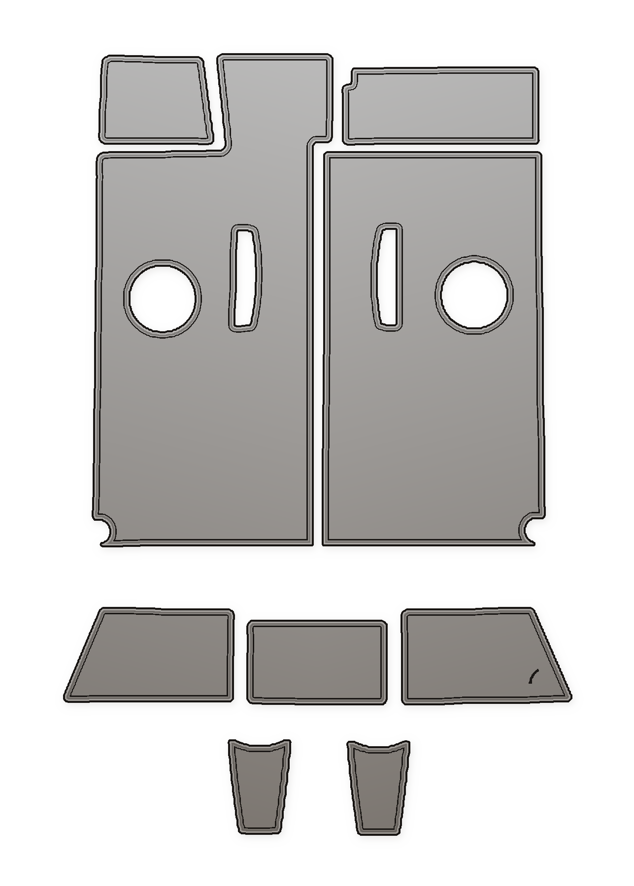 2007 Fountain 42 Lightning Custom EVA Foam Boat Flooring