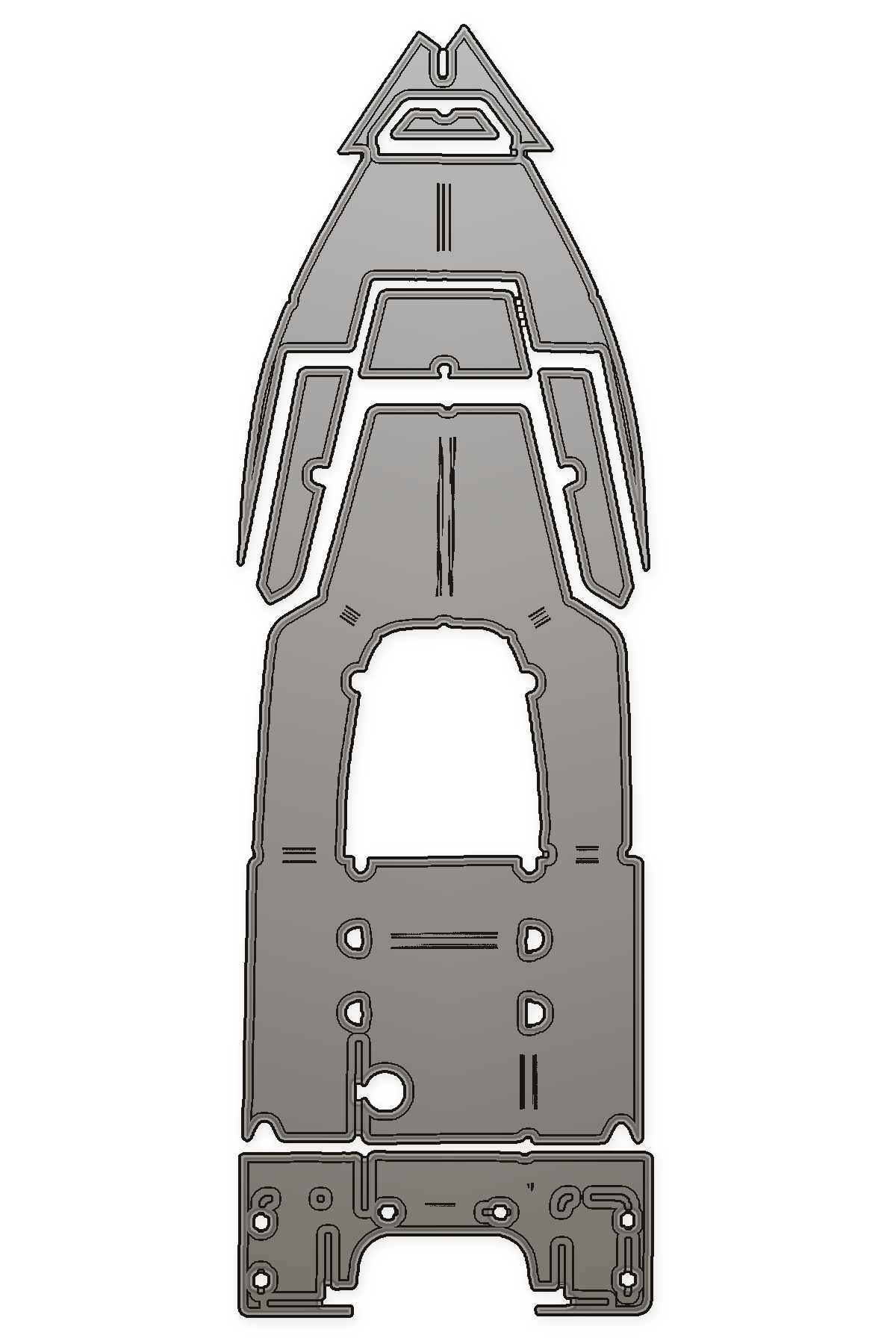 2007 Sea Pro 24 Custom EVA Foam Boat Flooring