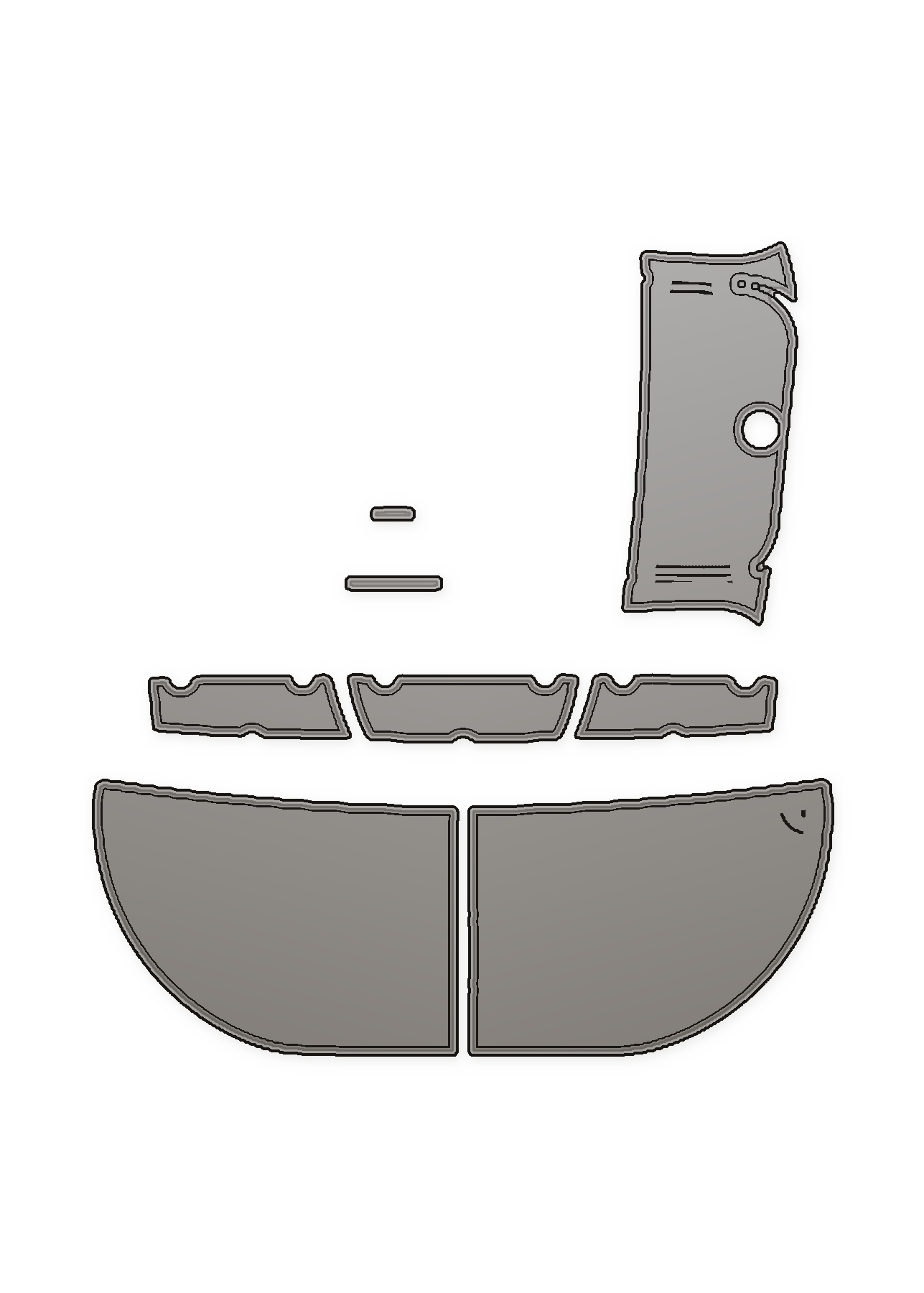 2006-2007 Tige 22 Ve (2007 Fitment 749-103) Custom EVA Foam Boat Flooring