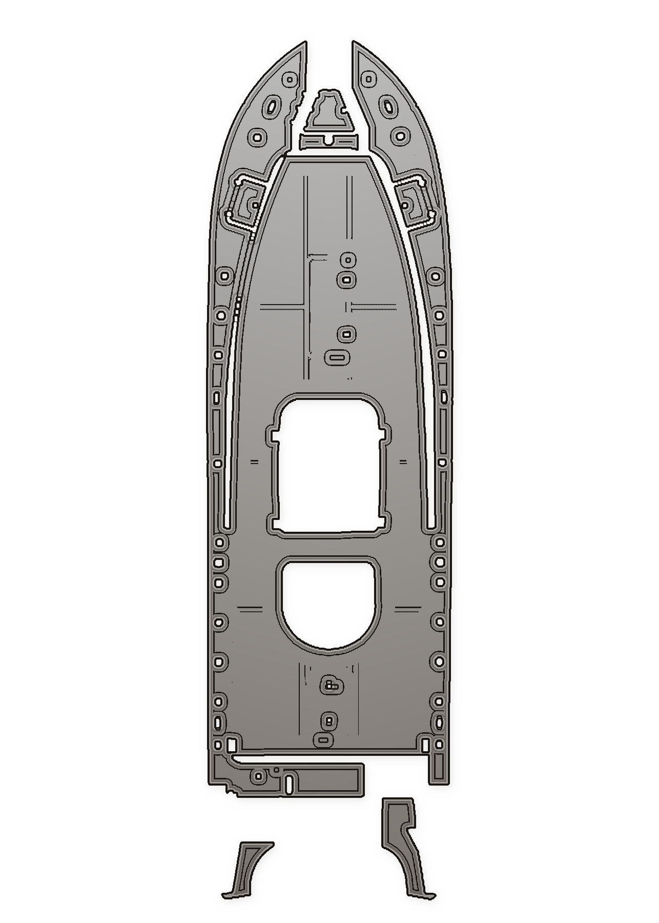 2008 Cape Horn 36 Custom EVA Foam Boat Flooring