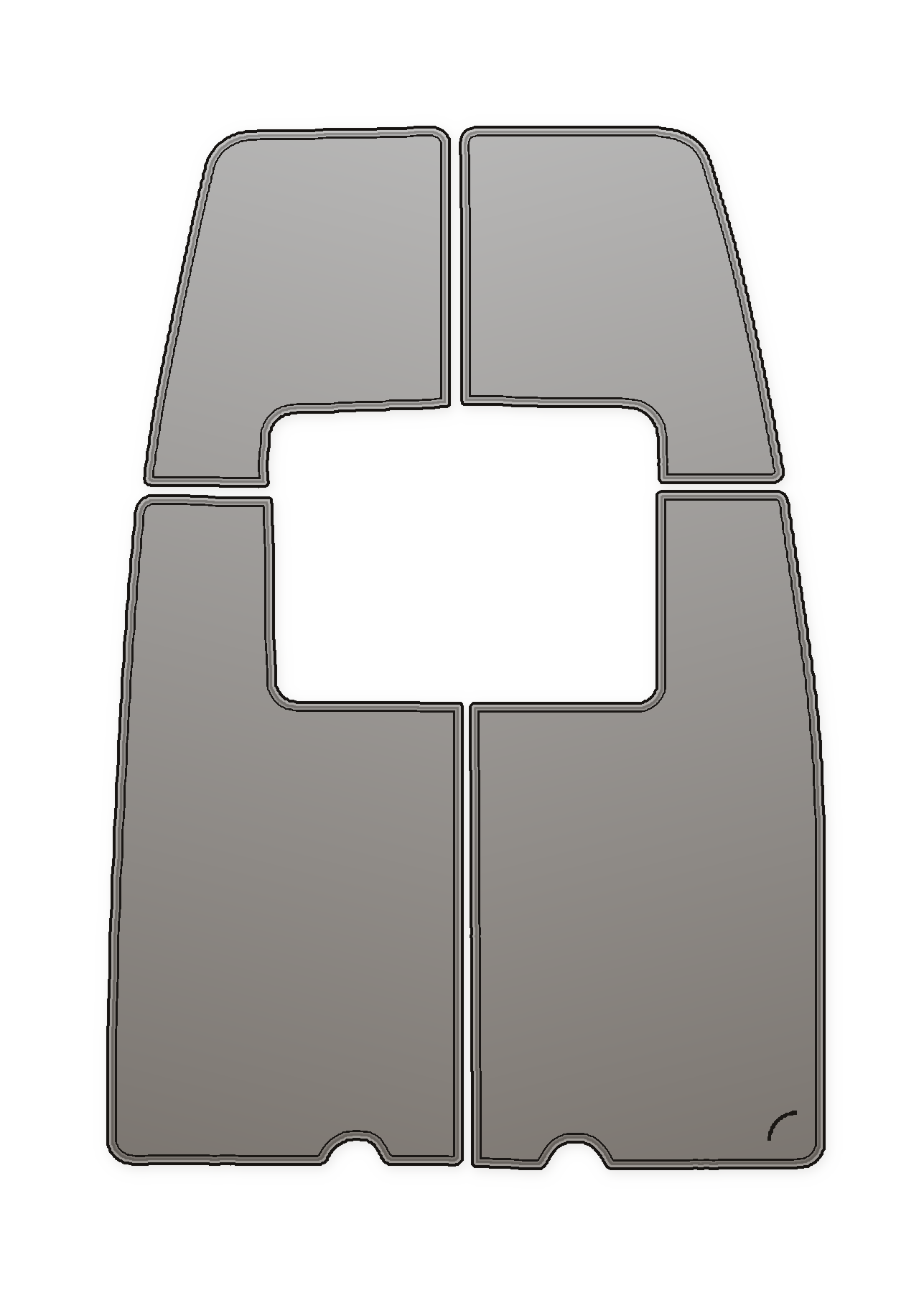 2008 Key West Bay Reef 17.6 Custom EVA Foam Boat Flooring