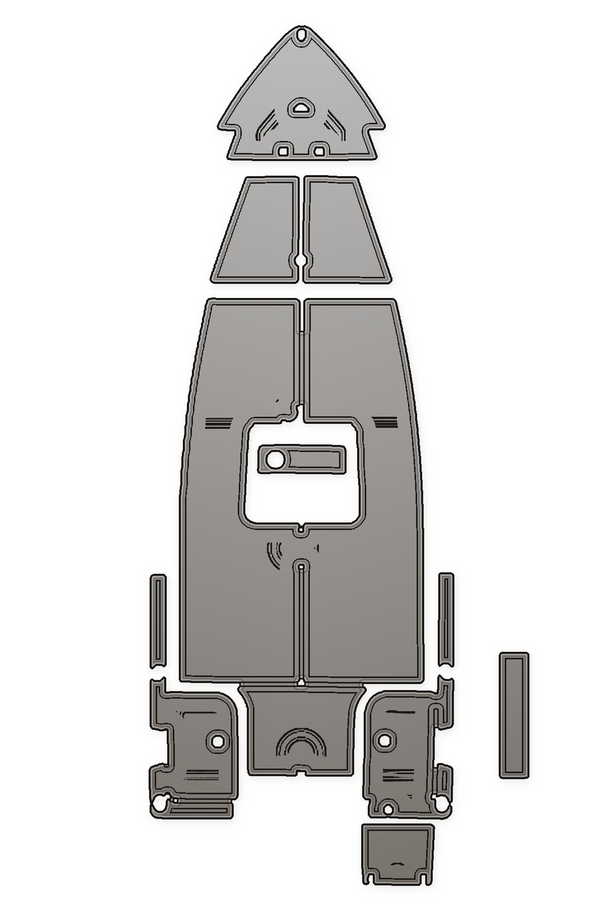 2008 Sea Fox 172 CC Custom EVA Foam Boat Flooring