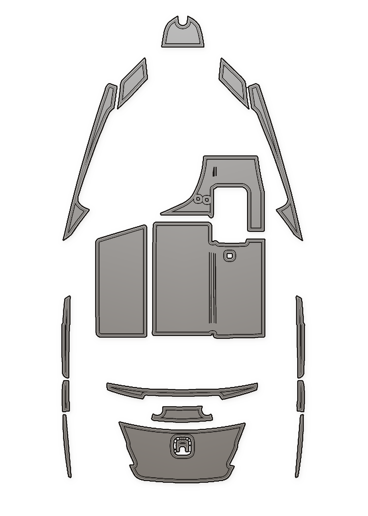 2009-2014 Axis A22 (2009 Fitment 676-105) Custom EVA Foam Boat Flooring