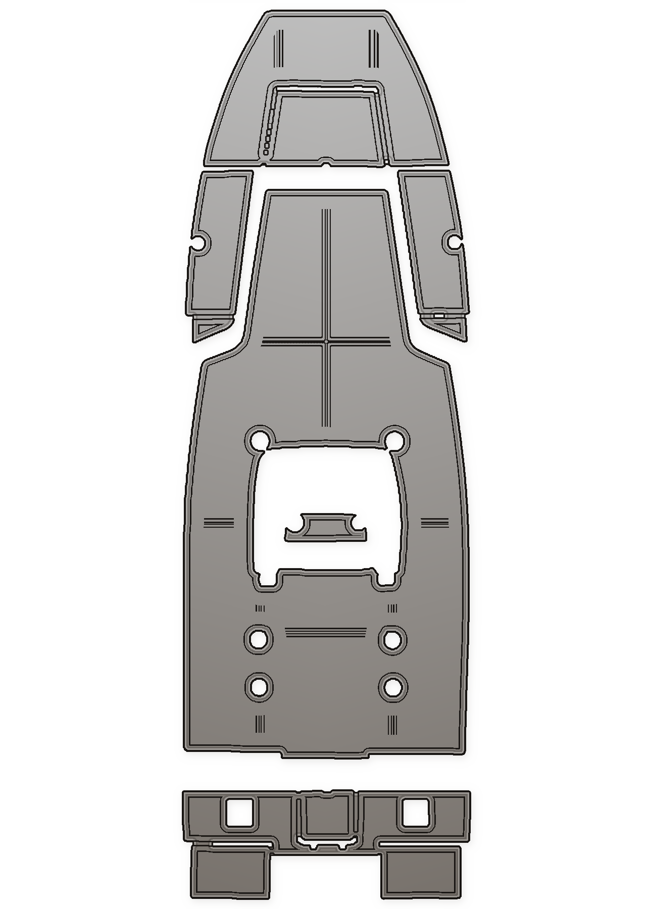 2009 Pathfinder 2400 Custom EVA Foam Boat Flooring