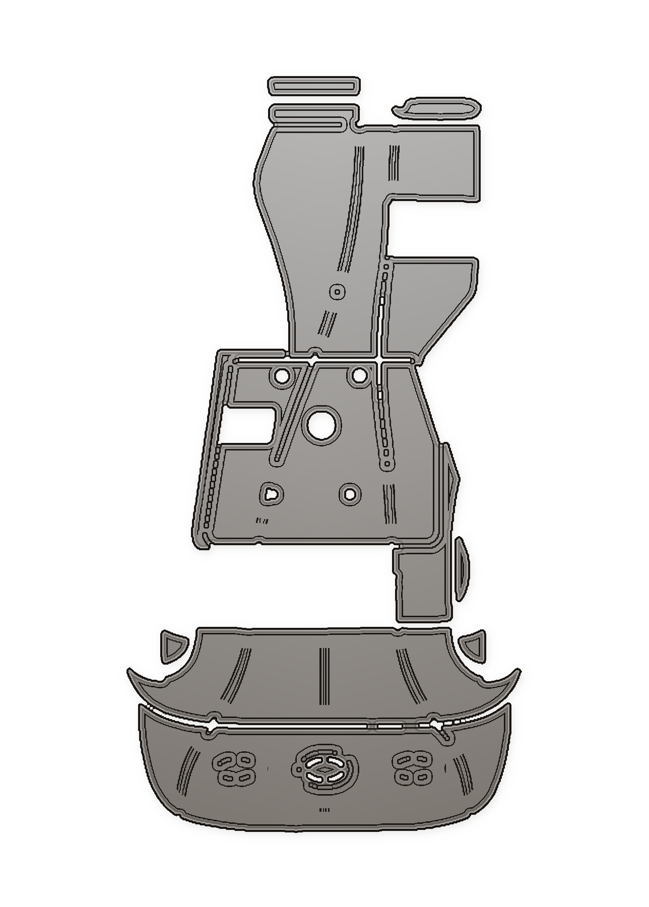 2010-2012 Bayliner 335 (2010 Fitment 658-123) Custom EVA Foam Boat Flooring