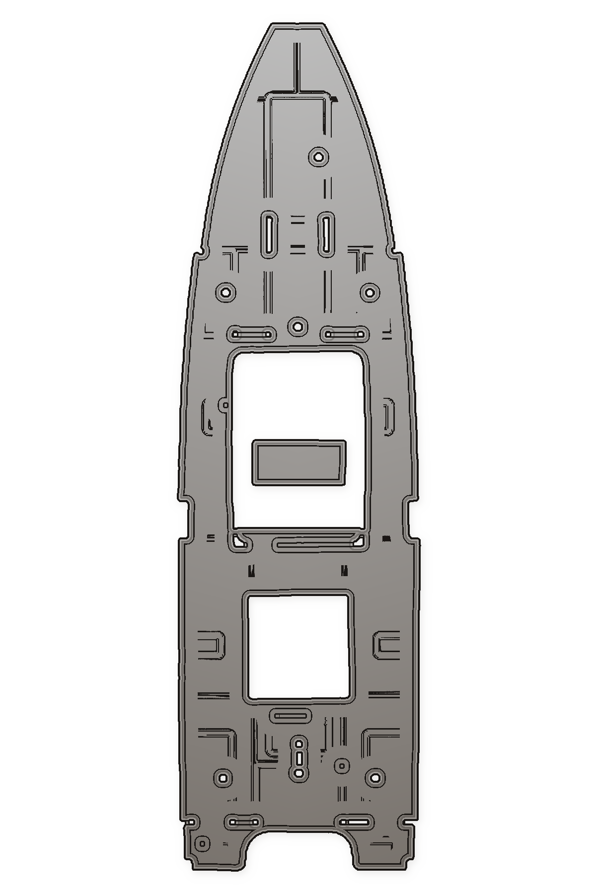 2010 Invincible 36 op maat gemaakt EVA-schuim bootdek