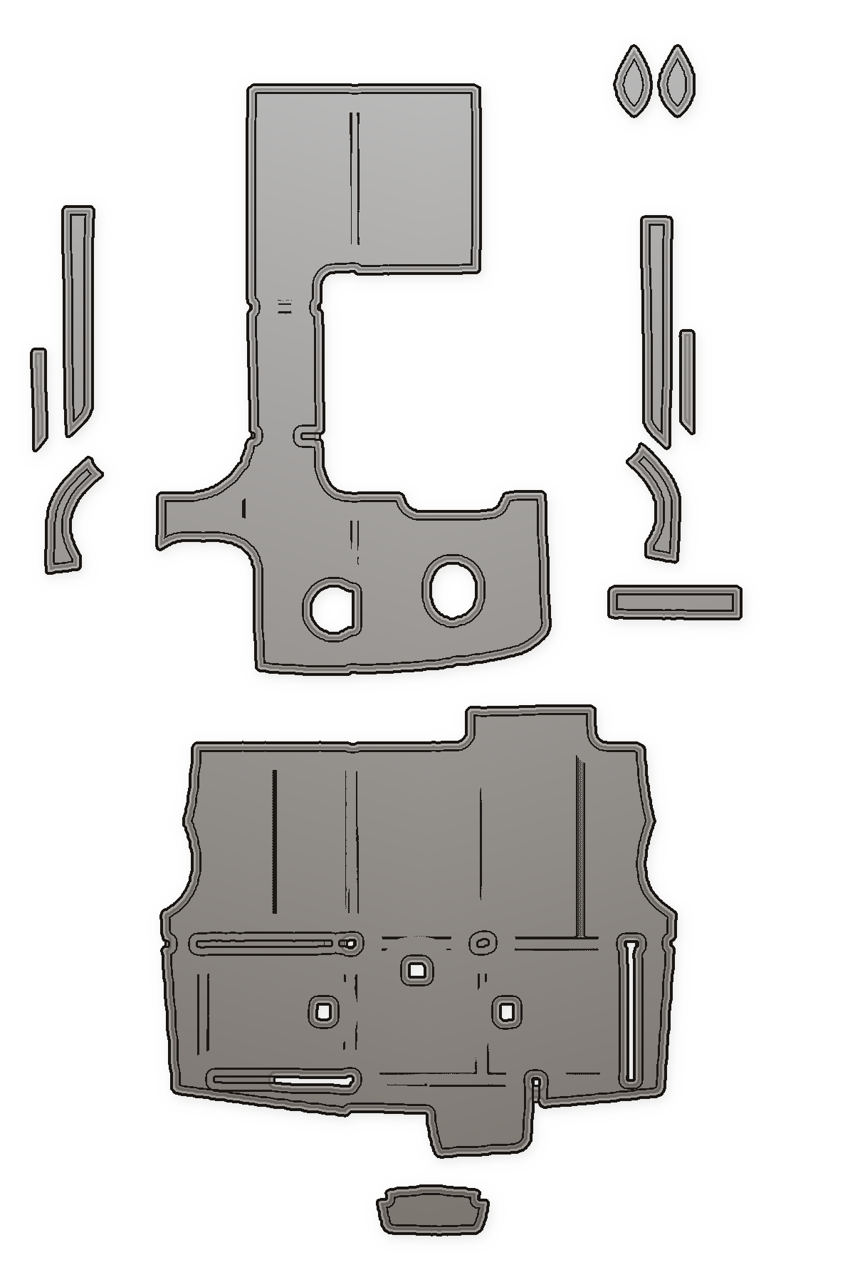 2010 Riviera 47 Custom EVA Foam Boat Flooring