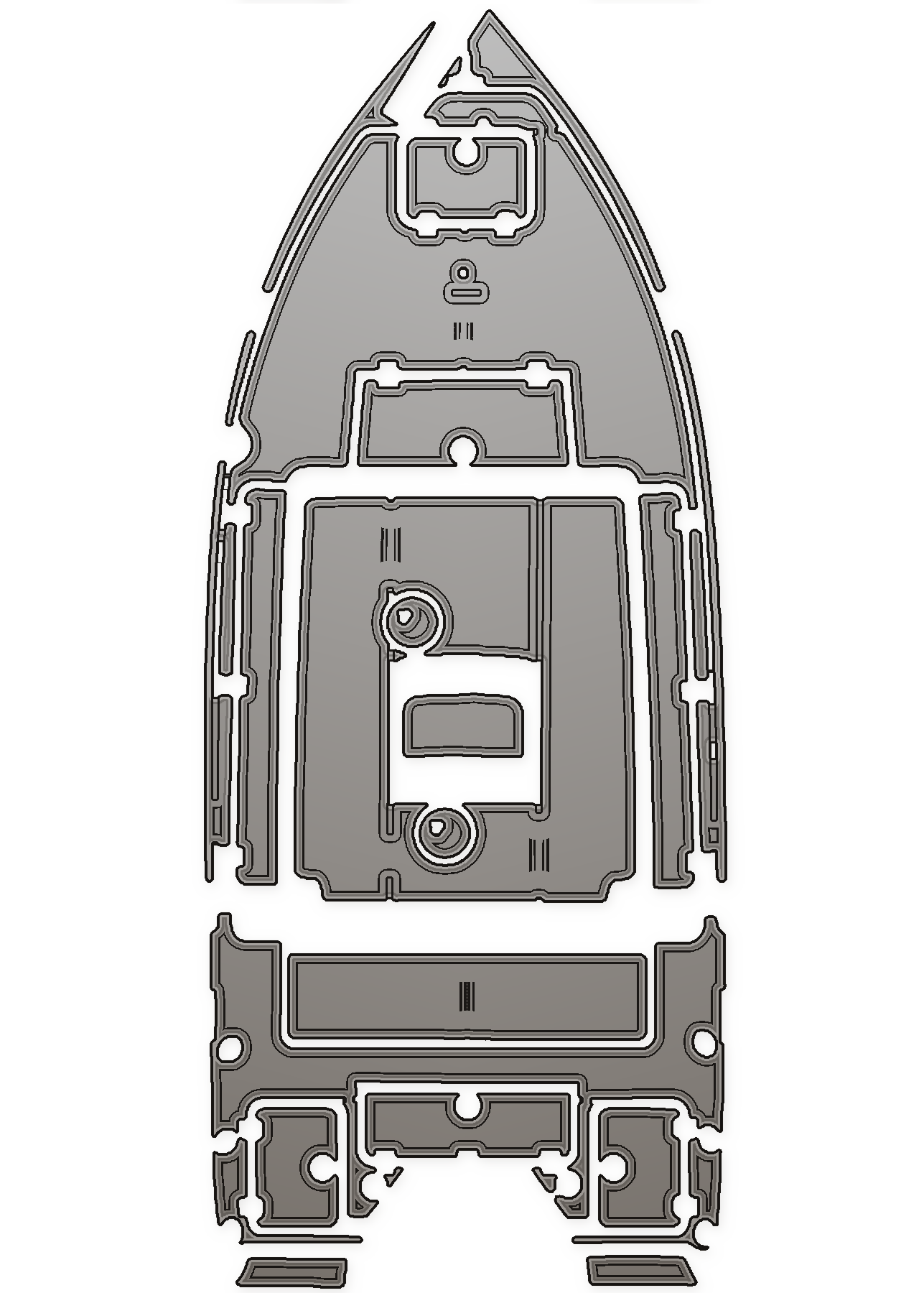2011 Triton 190 LTS Custom EVA Foam Boat Flooring