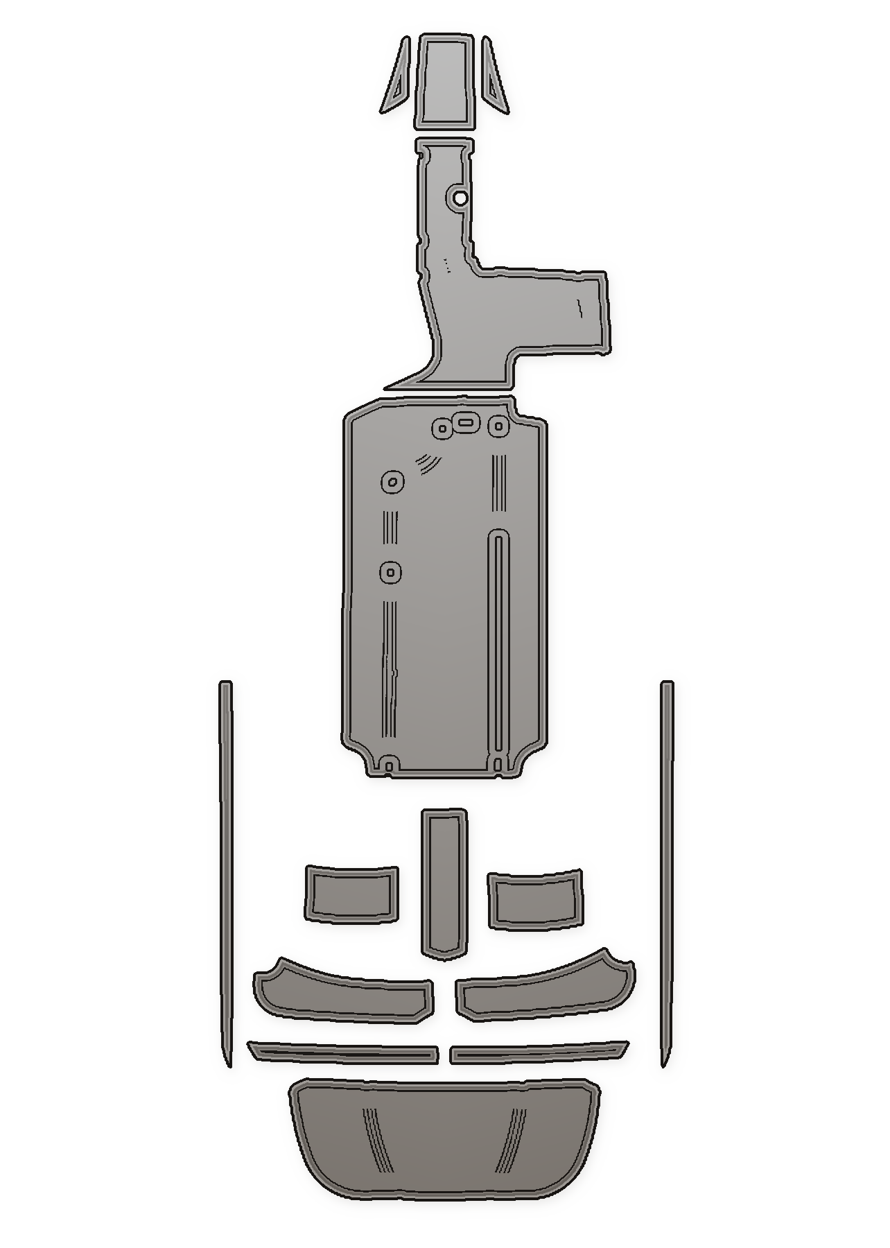 2012 Centurion Enzo 244 Custom EVA Foam Boat Flooring