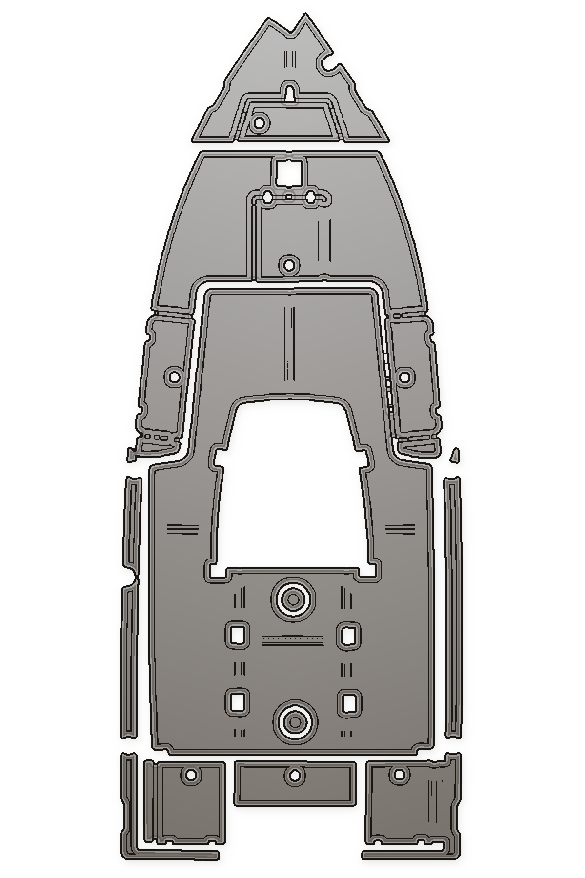 2012 EdgeWater 210IS Custom EVA Foam Boat Flooring