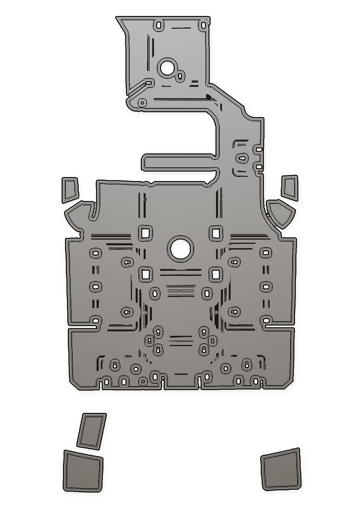 2012 Intrepid 37 Custom EVA Foam Boat Flooring