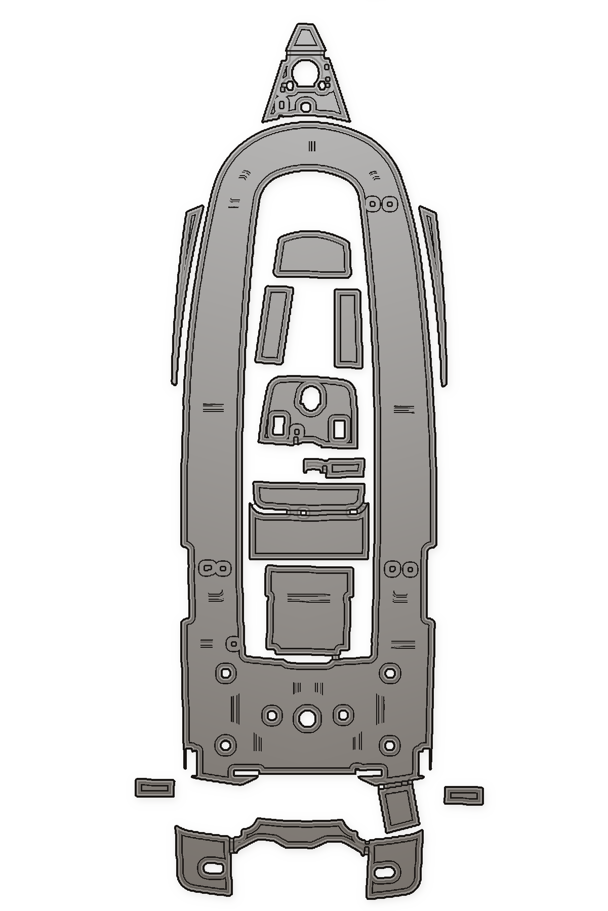 2012 Scout 35 Custom EVA Foam Boat Flooring