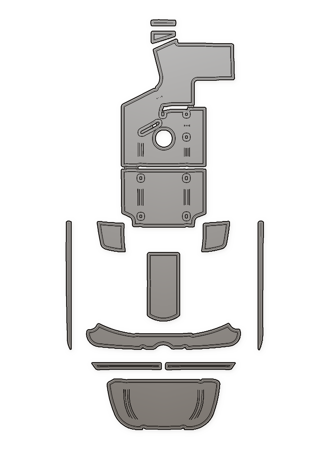 2013-2015 - 2015 Centurion FS22/FX22 Custom EVA Foam Boat Flooring