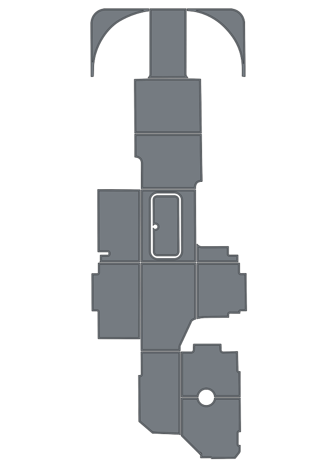 2013 Aloha Pontoon Rocket Trailer Custom EVA Foam Boat Flooring