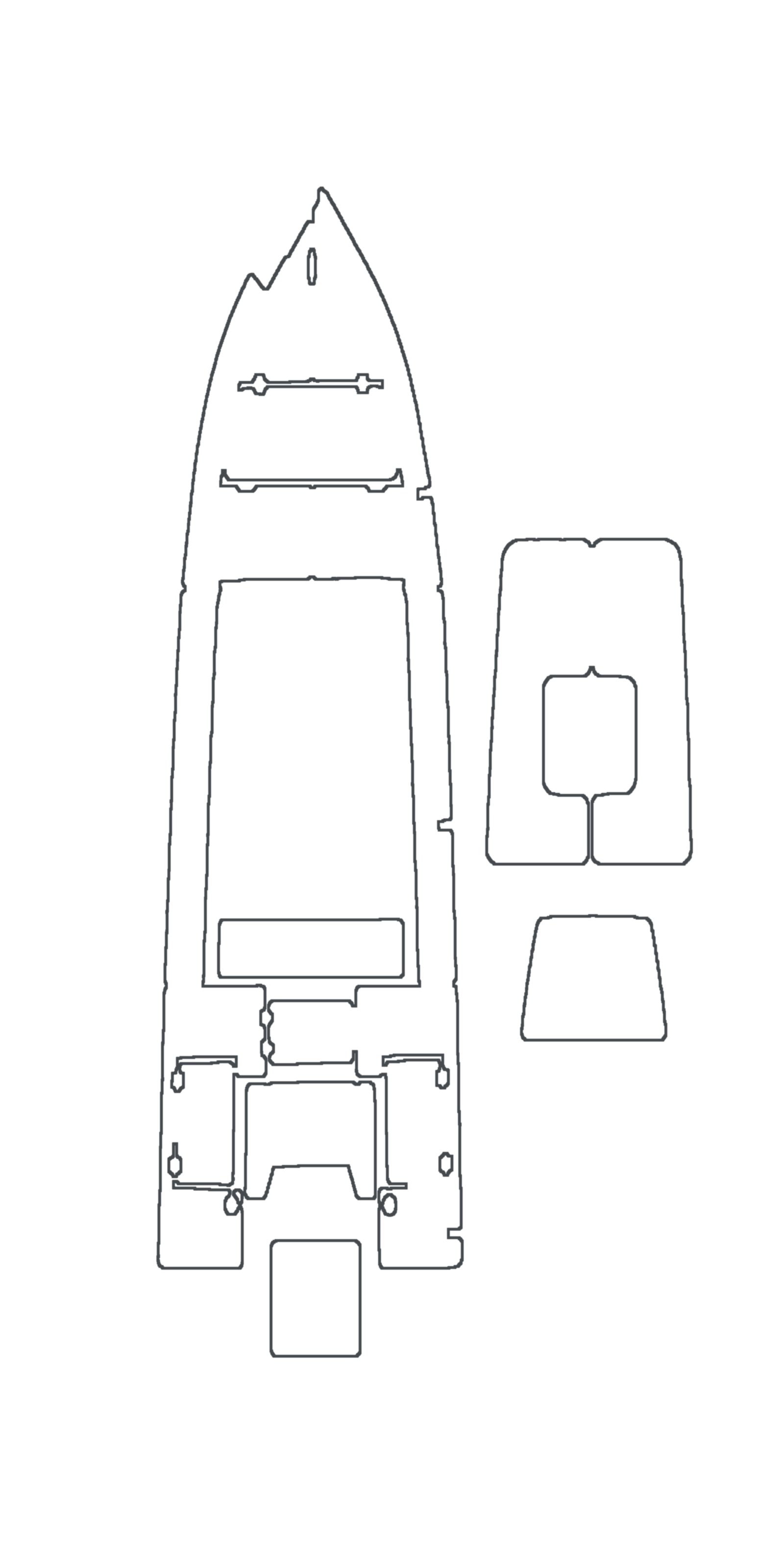 2013 Bay Craft 17 Flats Custom EVA Foam Boat Flooring