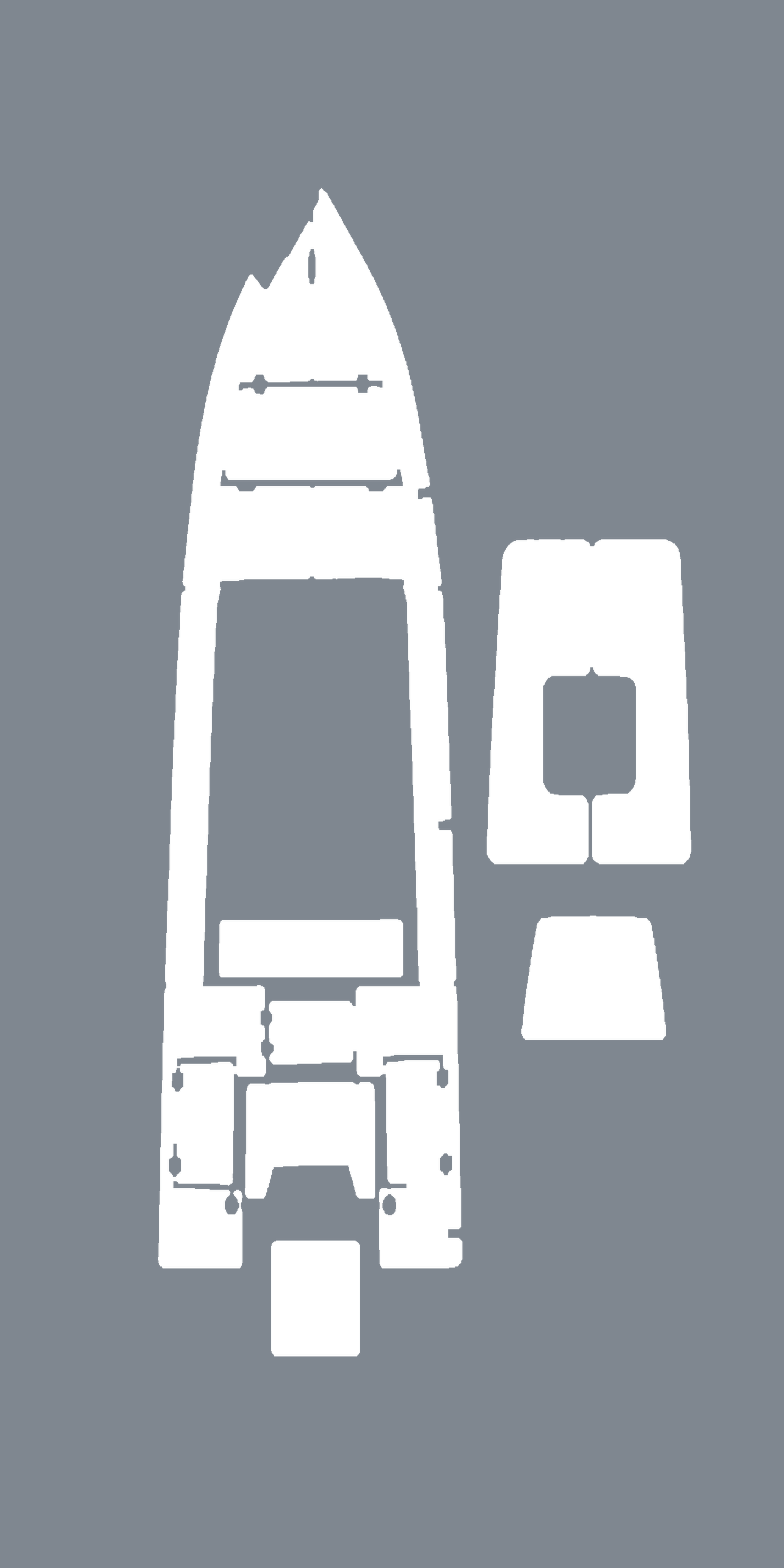 2013 Bay Craft 17 Flats Custom EVA Foam Boat Flooring — clean 2210px clarity rebuild