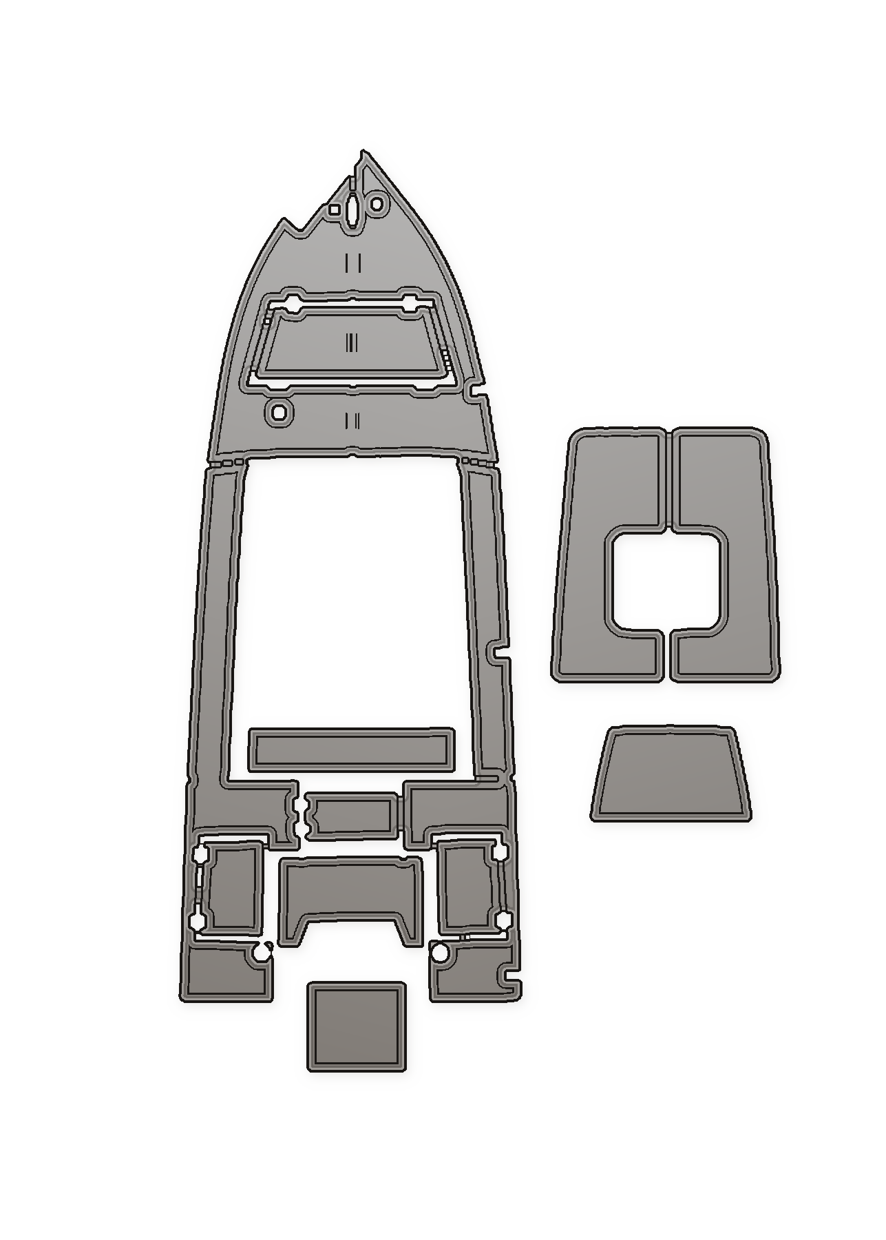 2013 Bay Craft 17 Flats Custom EVA Foam Boat Flooring