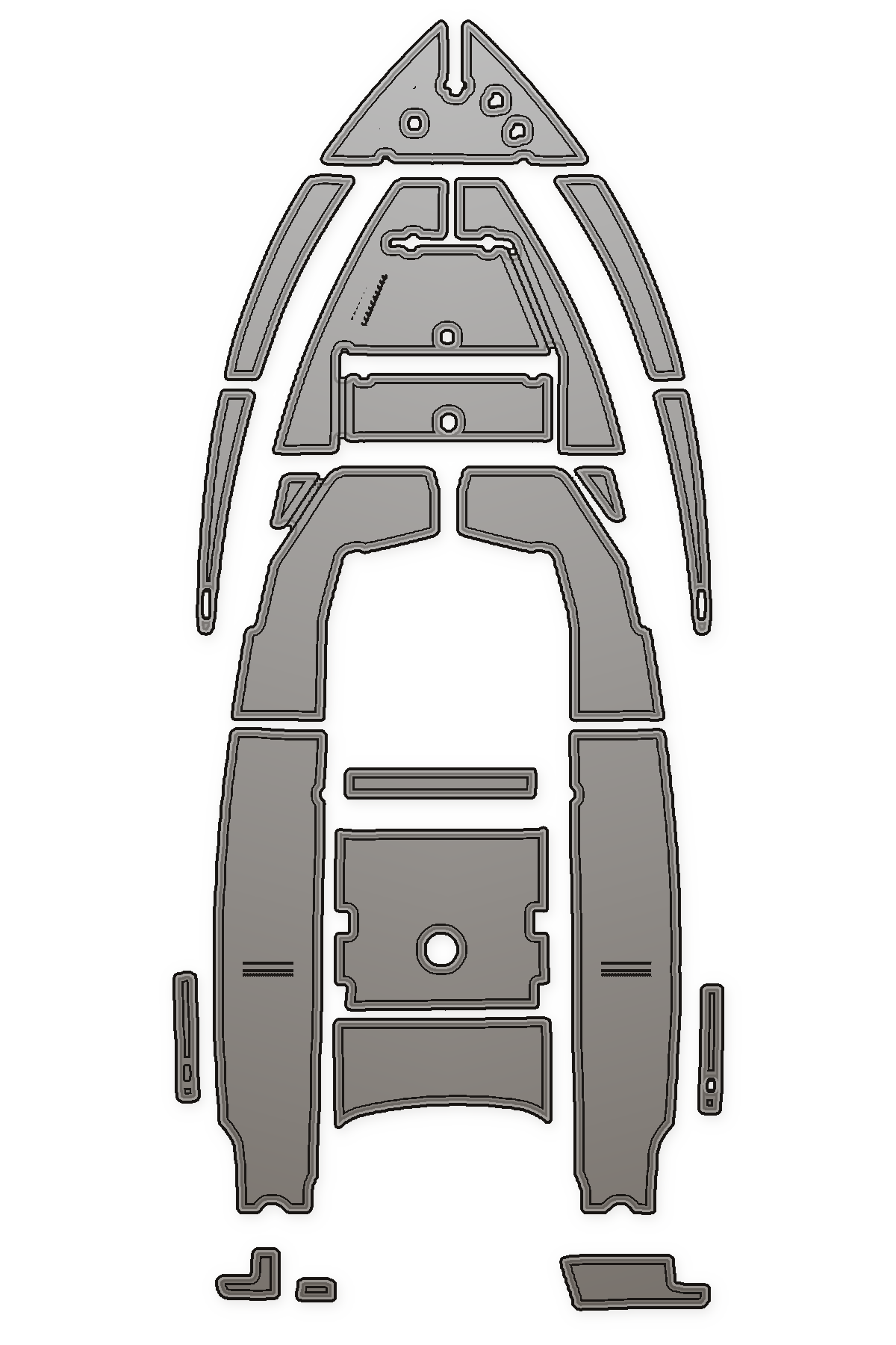 2013 Key West 22 CC Custom EVA Foam Boat Flooring