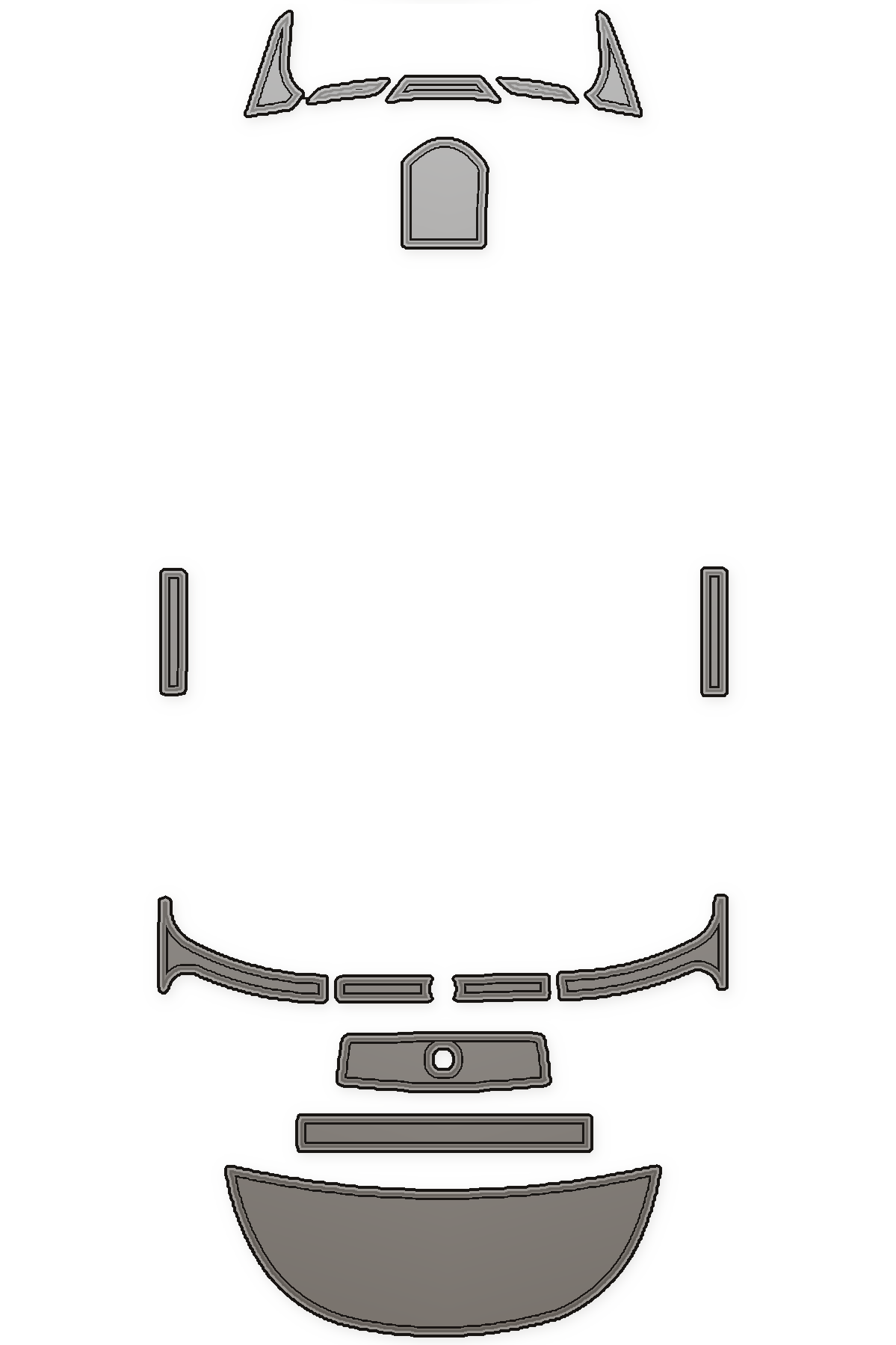 2011-2013 MB Sports F21 Tomcat Custom EVA Foam Boat Flooring