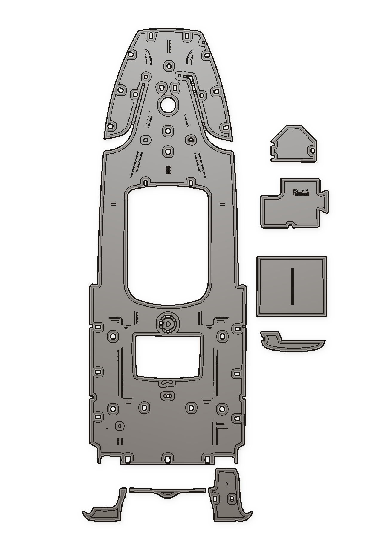 2014 Boston Whaler 32 Custom EVA Foam Boat Flooring
