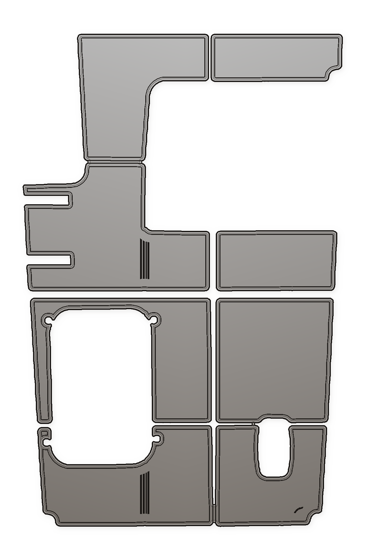 2014 Majesty 48 Custom EVA Foam Boat Flooring