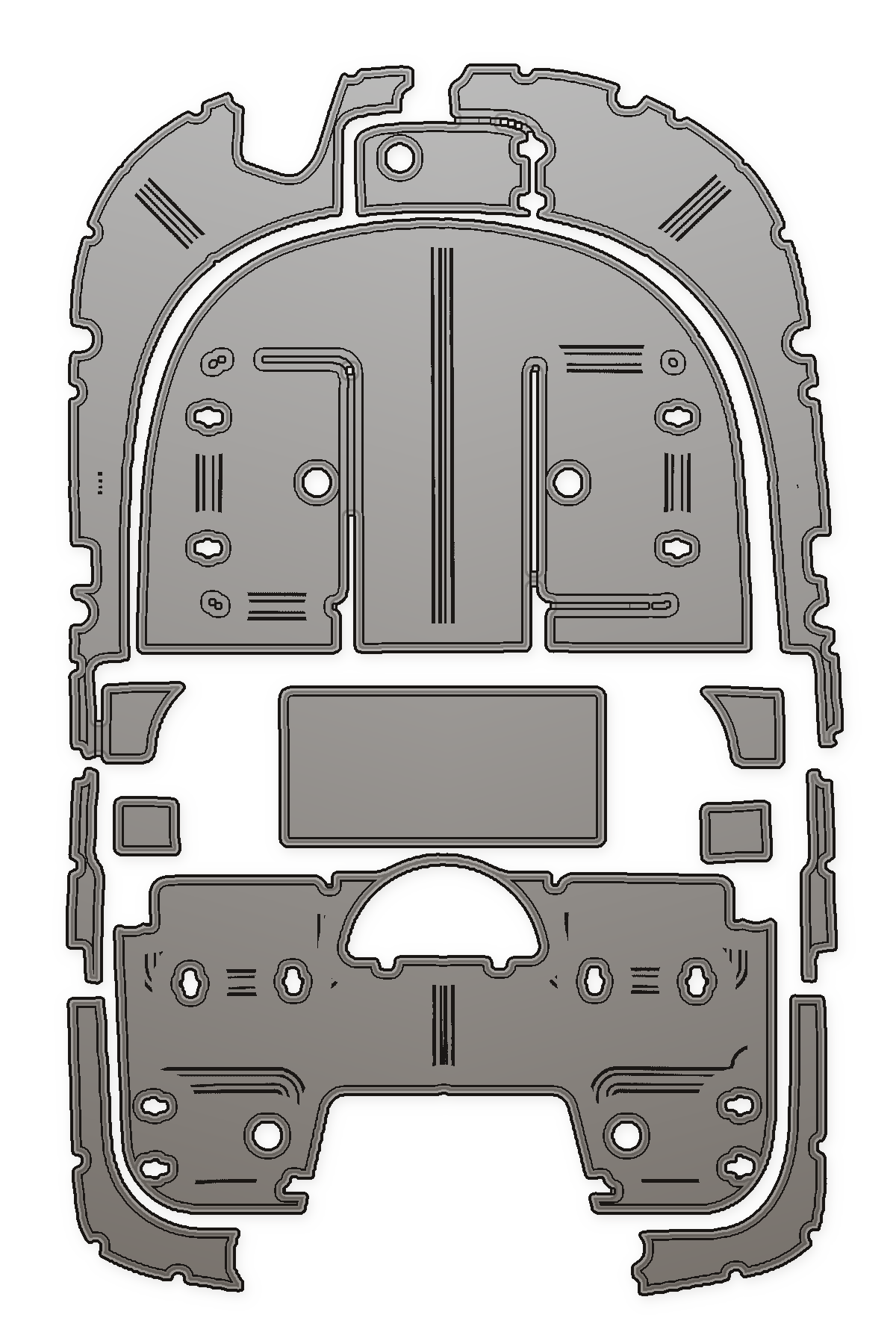 2015 Carolina Skiff 218 Dlv Custom EVA Foam Boat Flooring