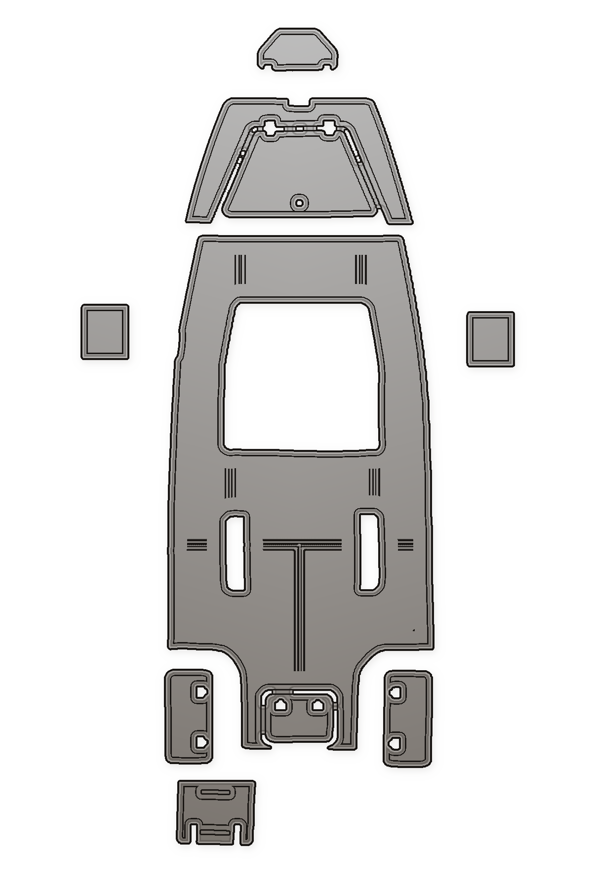 2015 Cobia 344 CC Custom EVA Foam Boat Flooring