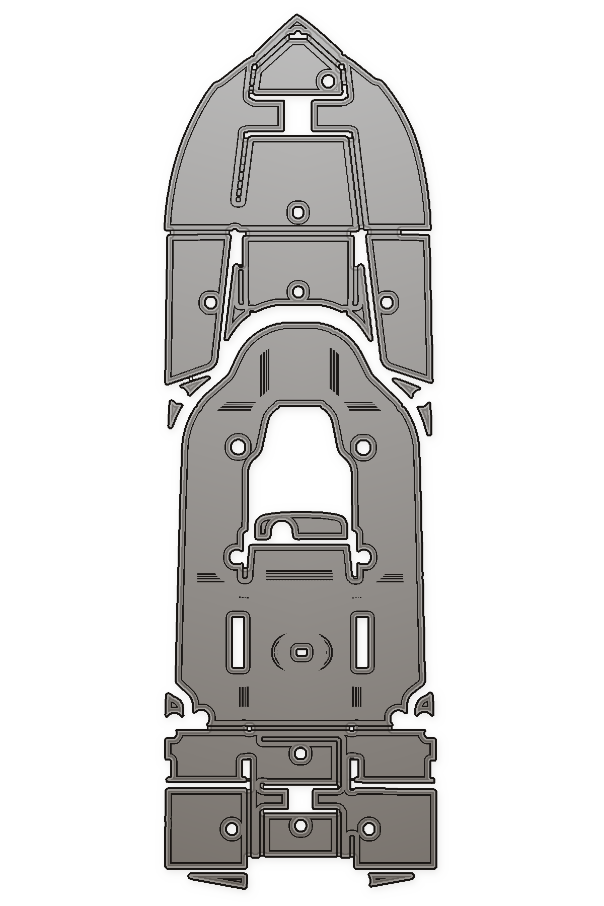 2015 Epic 25SC Custom EVA Foam Boat Flooring