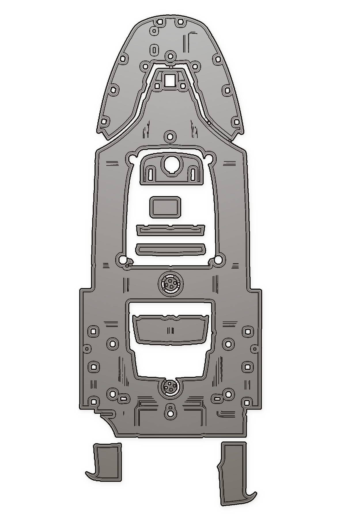 2015-2016 Robalo R300 Center Console (2015 Fitment 640-103) Custom EVA Foam Boat Flooring
