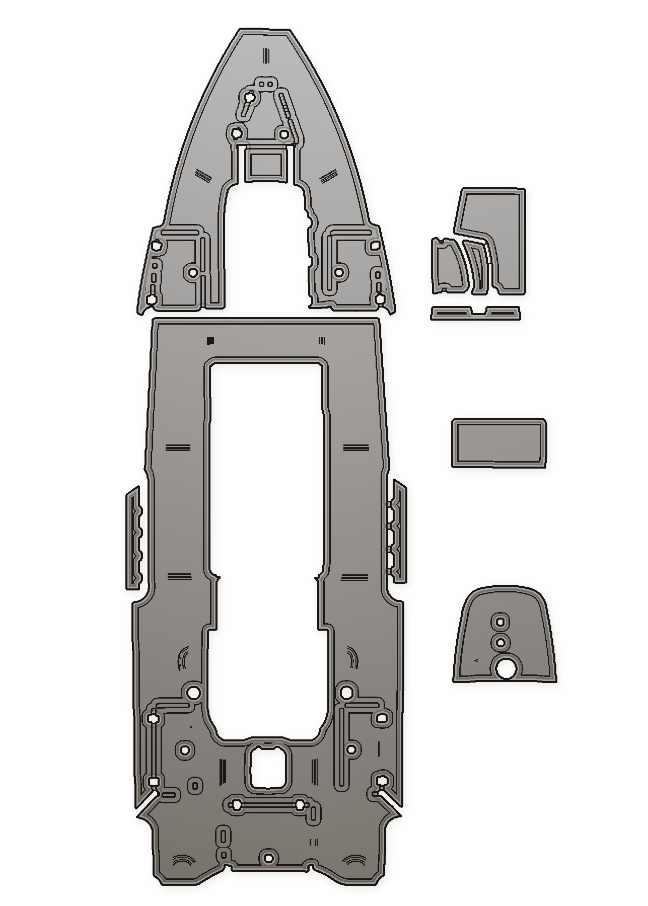 2015 Yellowfin 39 Custom EVA Foam Boat Flooring
