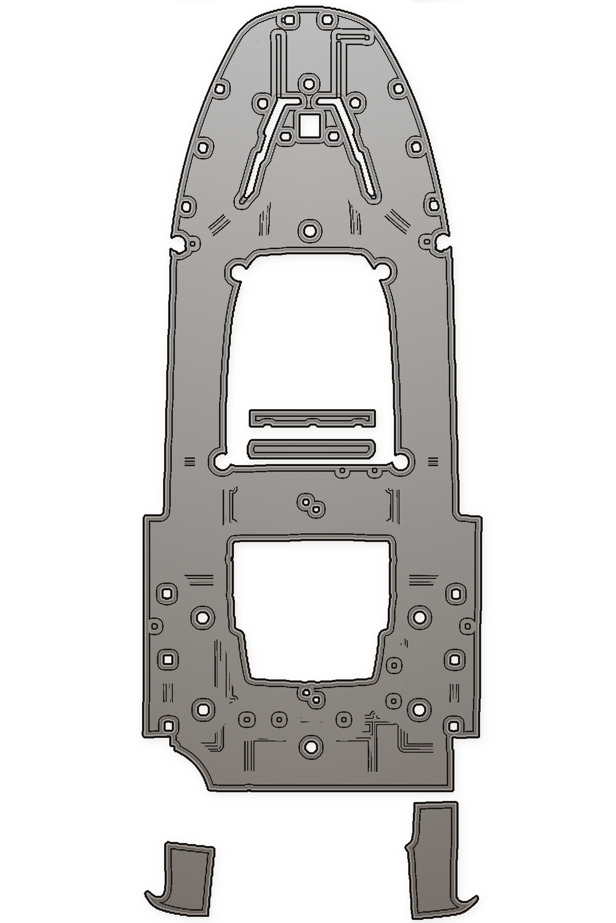 2015-2016 Robalo R300 Center Console (2016 Fitment 640-104) Custom EVA Foam Boat Flooring