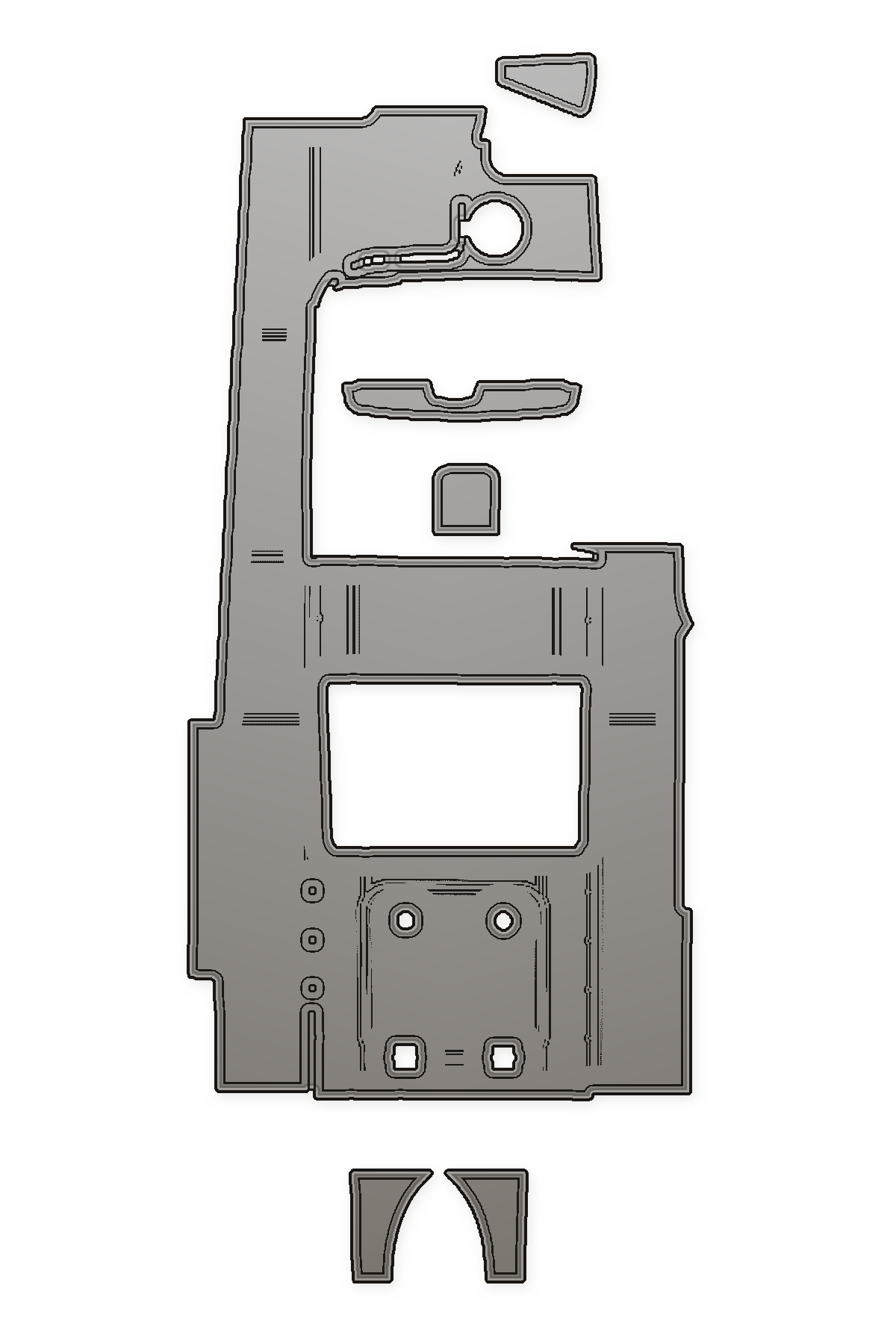 2016 Everglades 360 LXC Custom EVA Foam Boat Flooring
