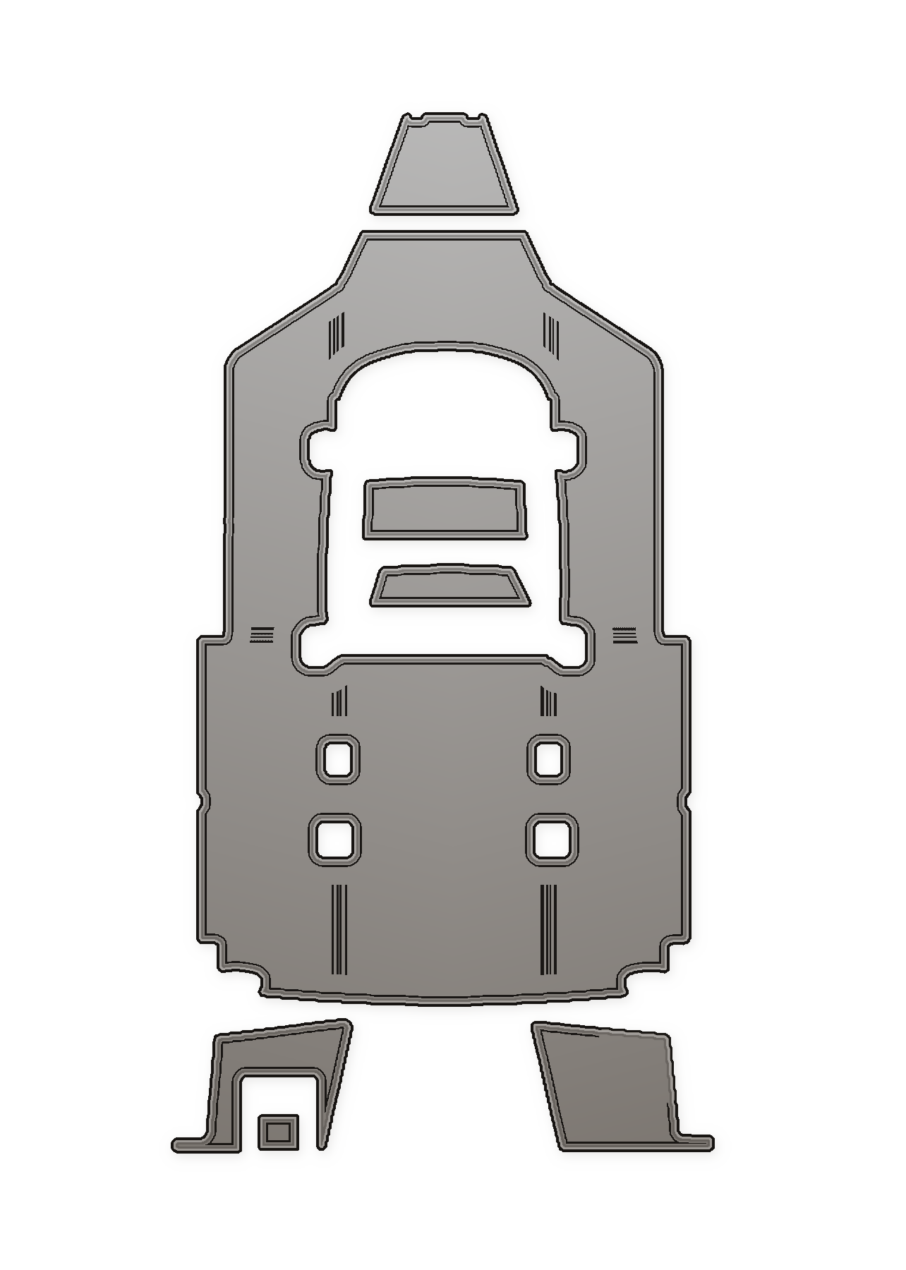 2016 Sportsman 23 Platinum Heritage Custom EVA Foam Boat Flooring — custom EVA foam boat flooring layout