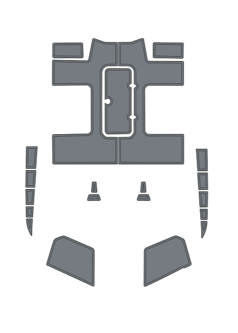 2017 Adrenaline 28 Savage Custom EVA Foam Boat Flooring