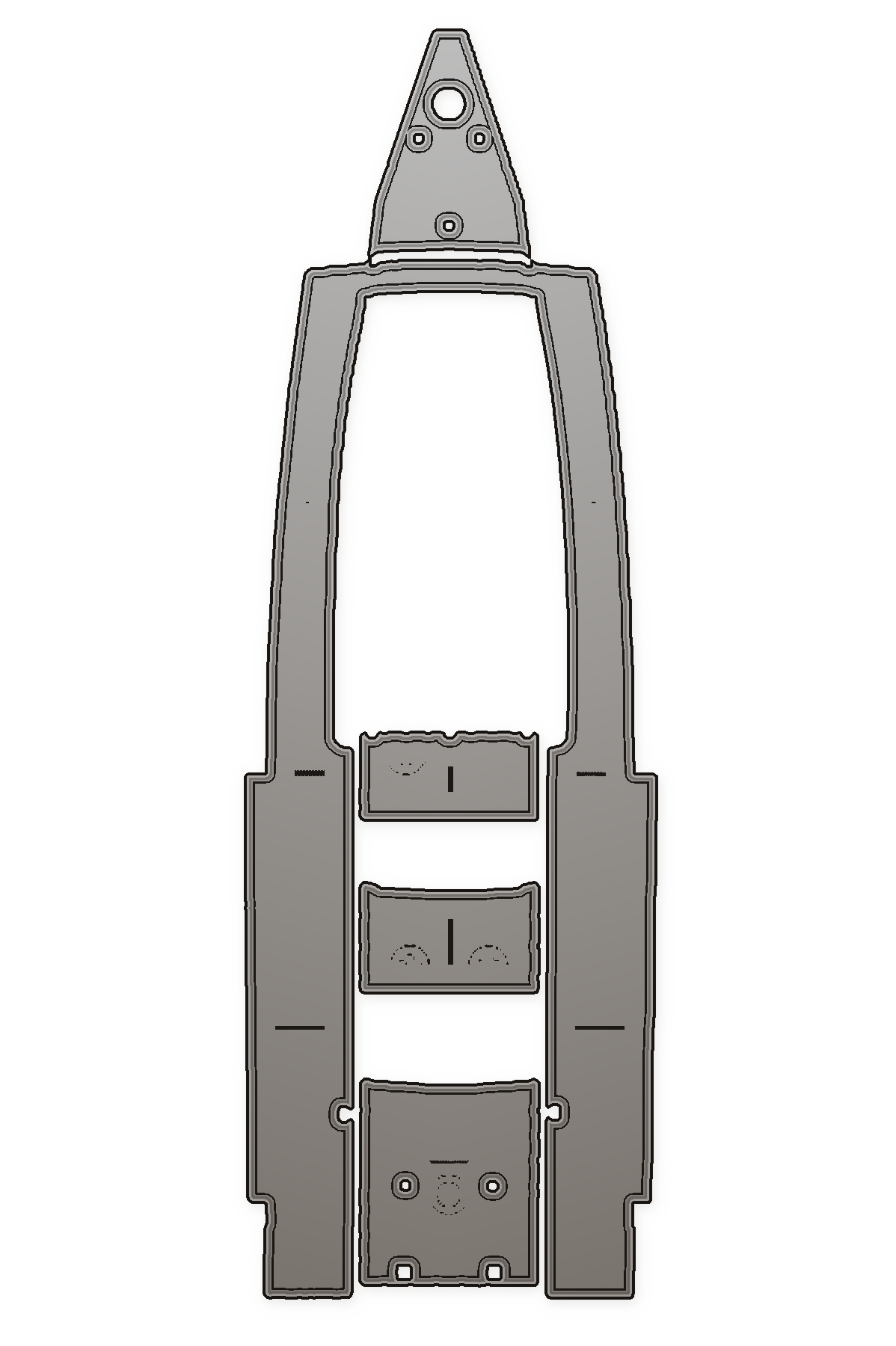 2017 Everglades 435DC Custom EVA Foam Boat Flooring