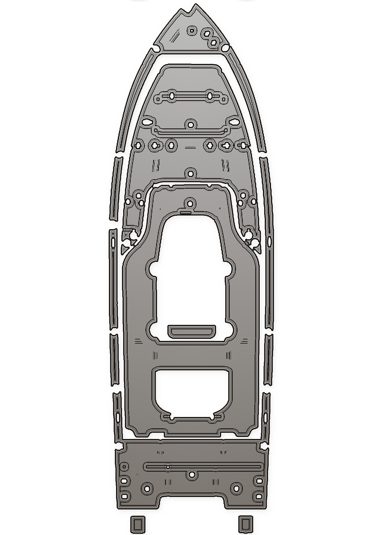 2017 Shearwater 26 Custom EVA Foam Boat Flooring